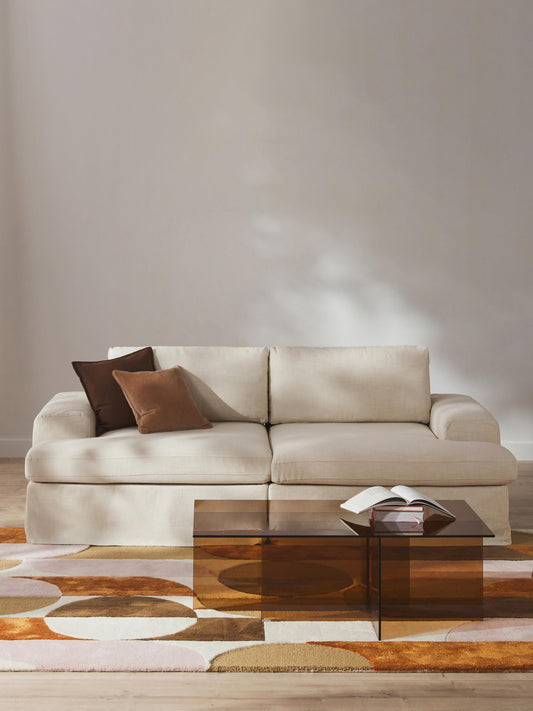 Modulares Sofa Russell (3-Sitzer) mit abnehmbaren Bezügen