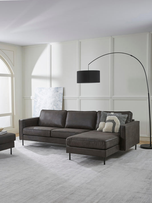 Leder-Ecksofa Hunter (3-Sitzer)