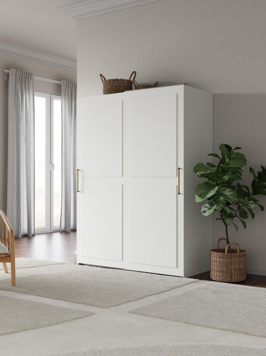 Modularer Schwebetürenschrank Charlotte, 150 cm Breite, in verschiedenen Größen
