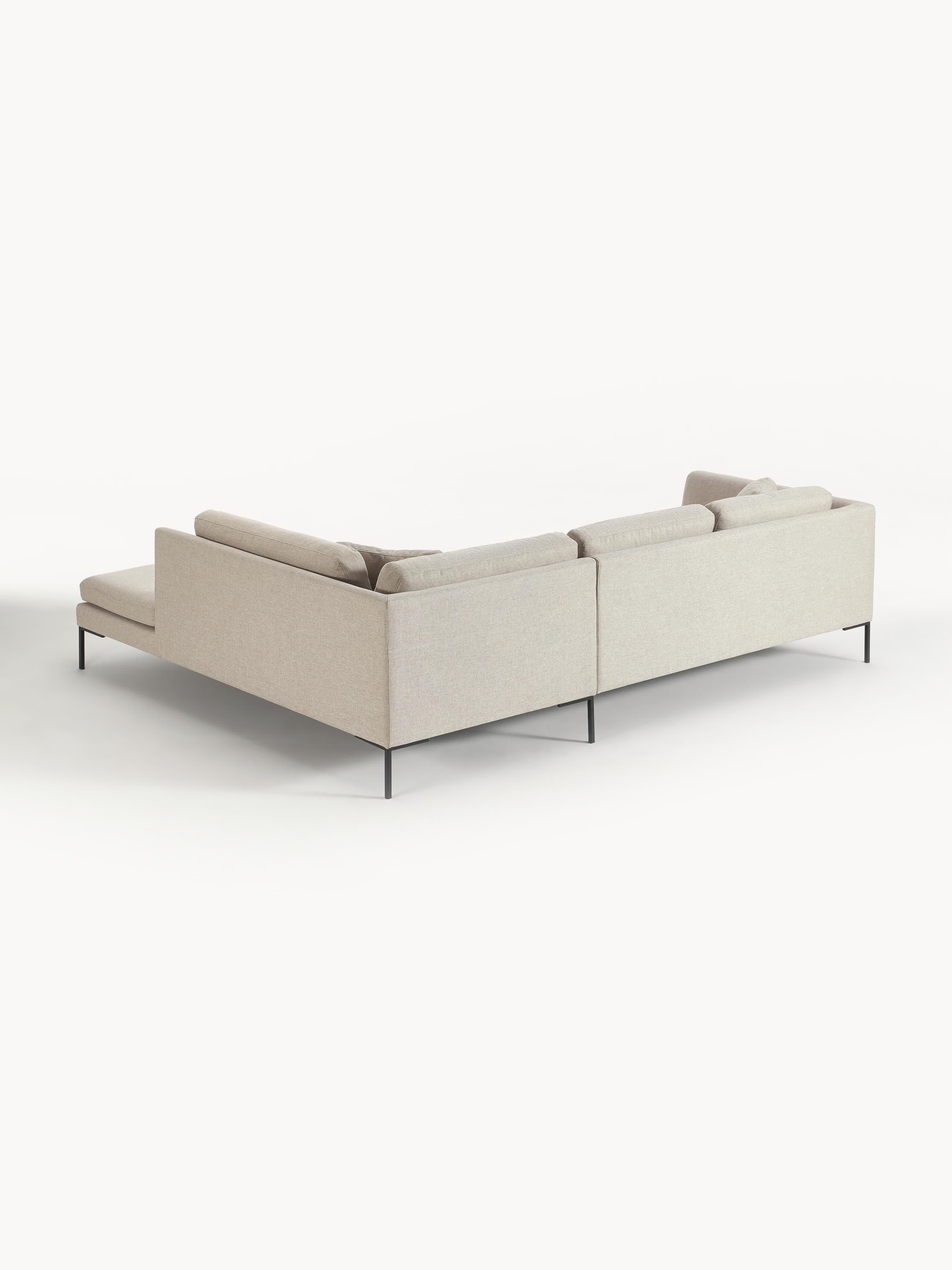 Ecksofa Emma mit Metall-Füßen