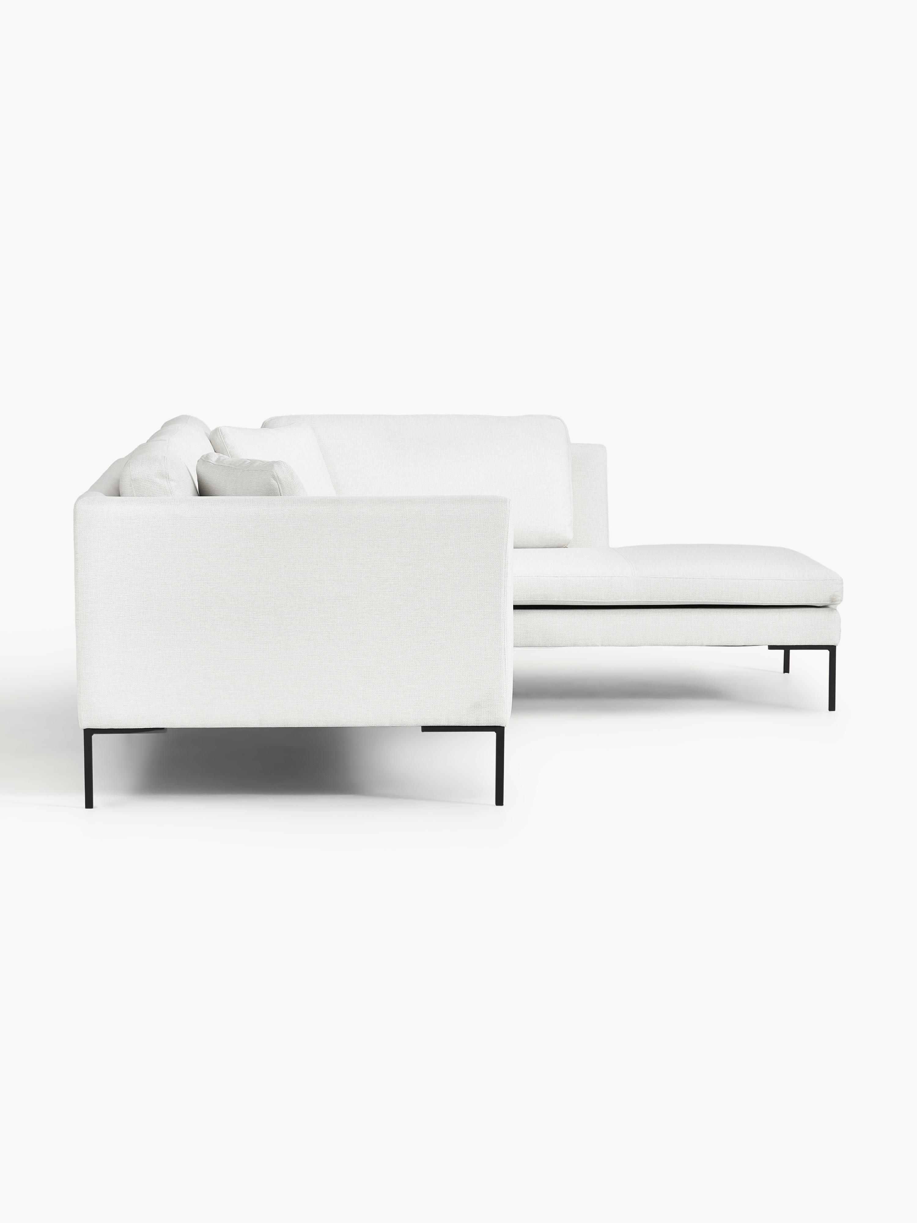 Ecksofa Emma mit Metall-Füßen