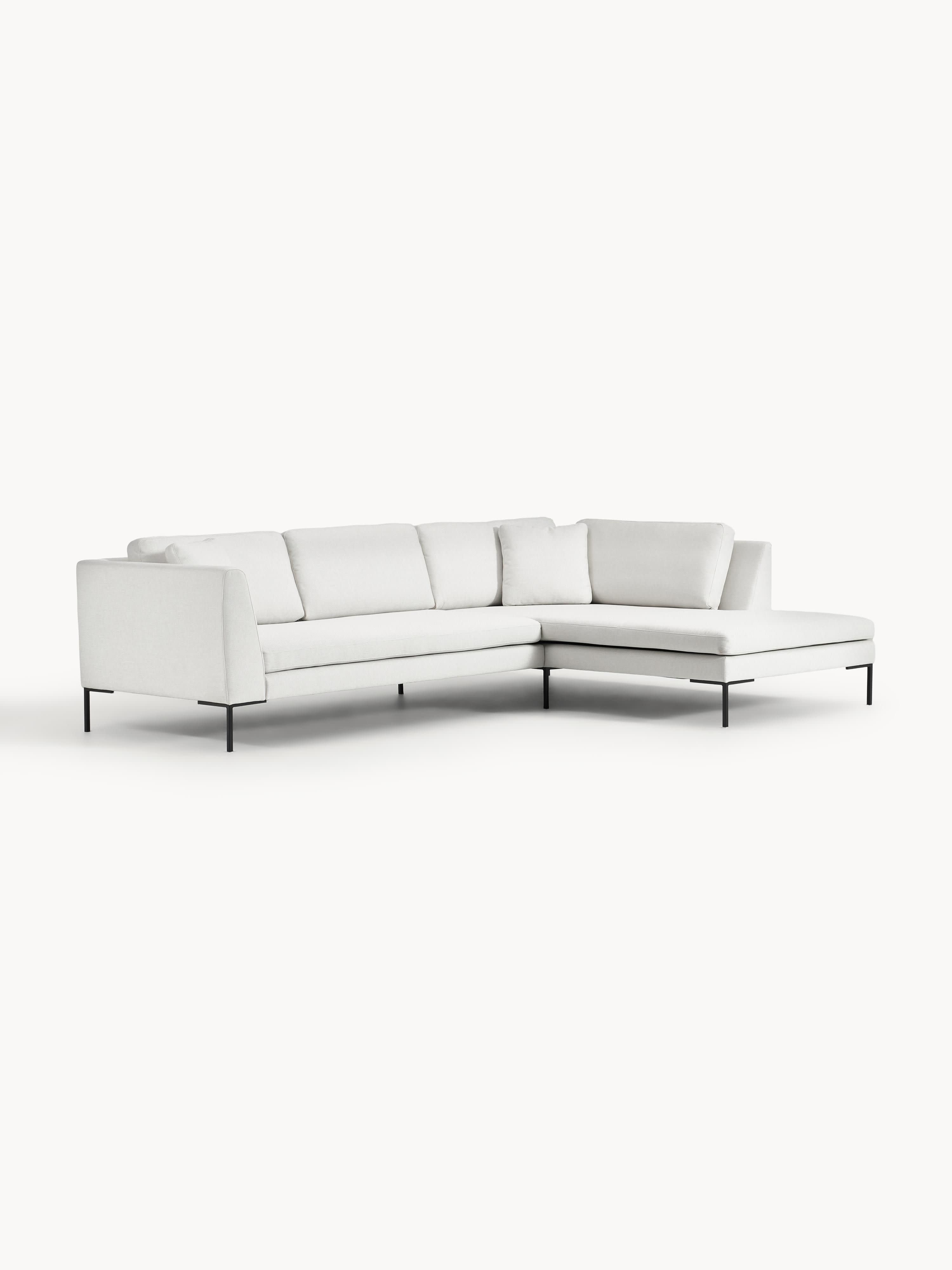 Ecksofa Emma mit Metall-Füßen