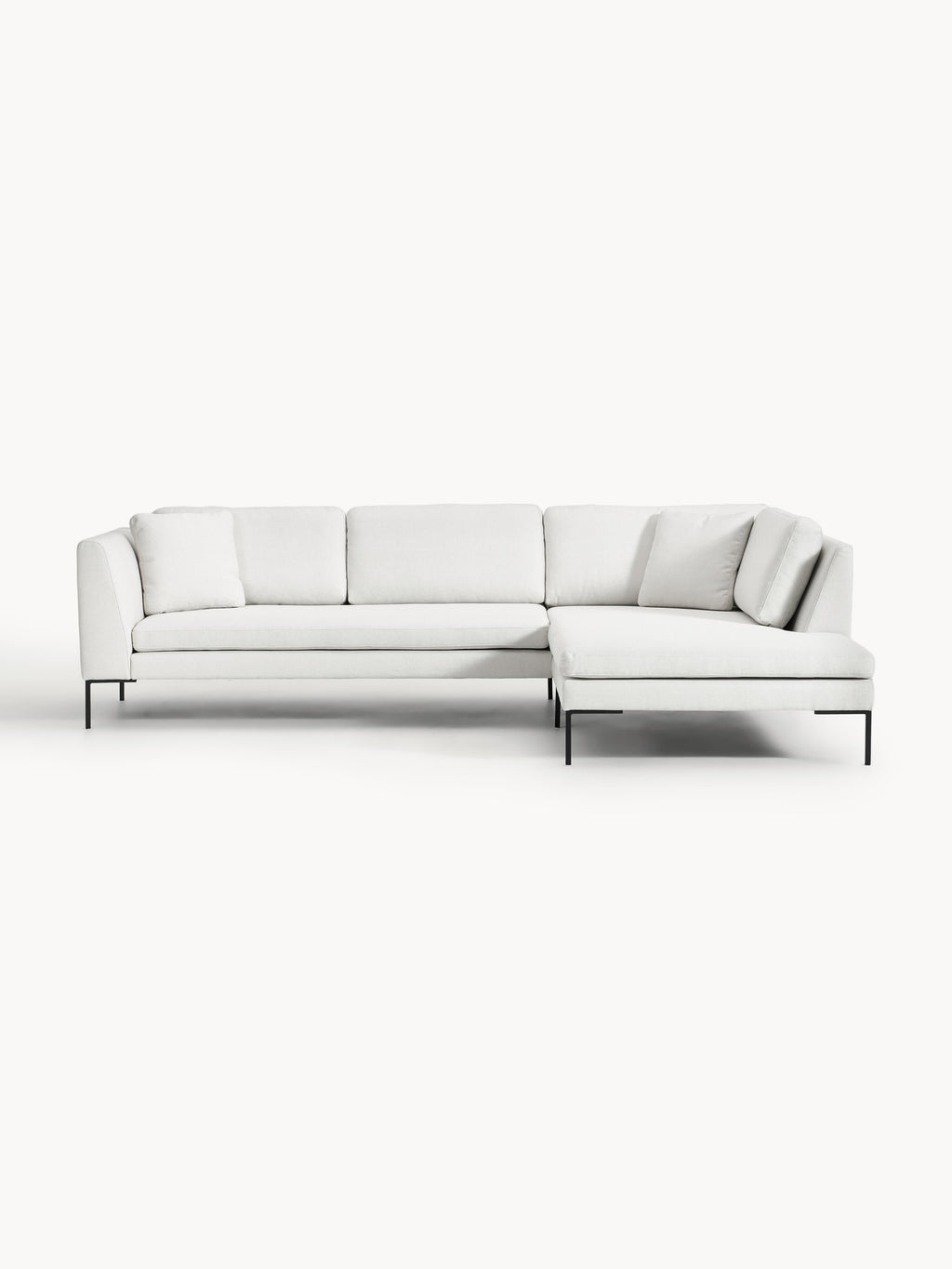 Galeriebild 1 - Ecksofa Emma mit Metall-Füßen