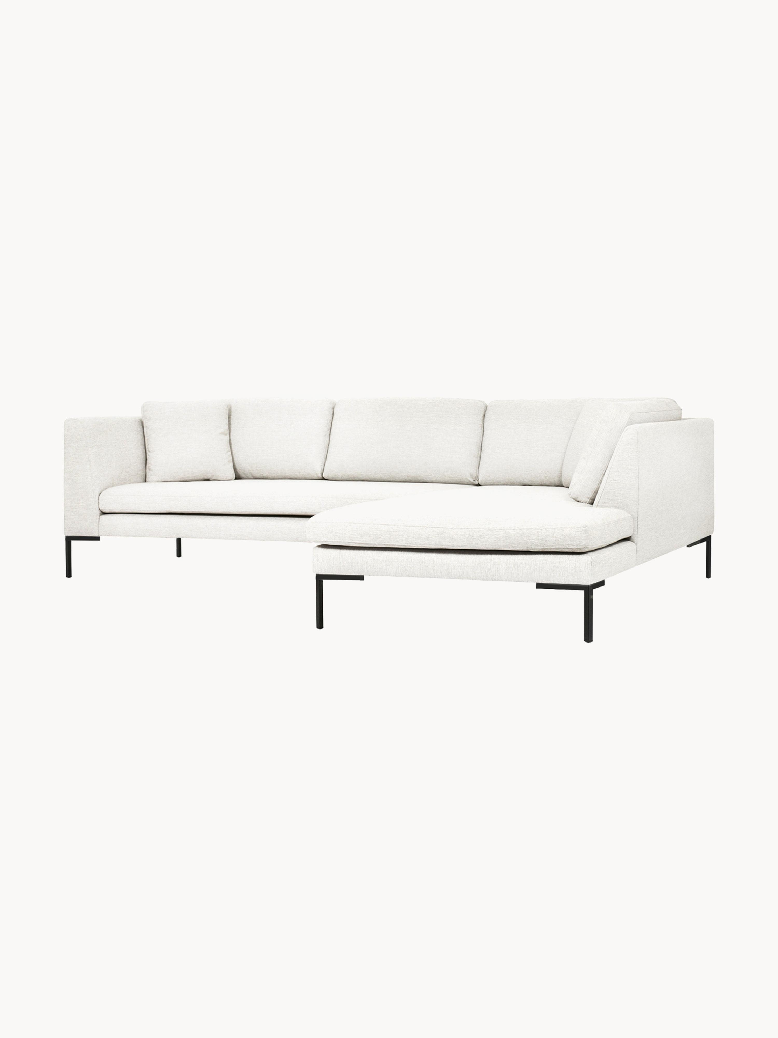Ecksofa Emma mit Metall-Füßen