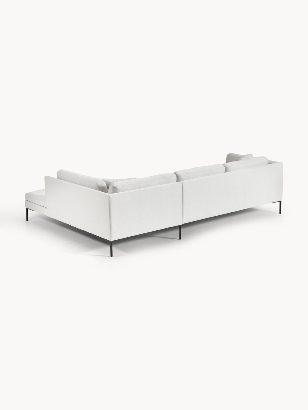 Ecksofa Emma mit Metall-Füßen