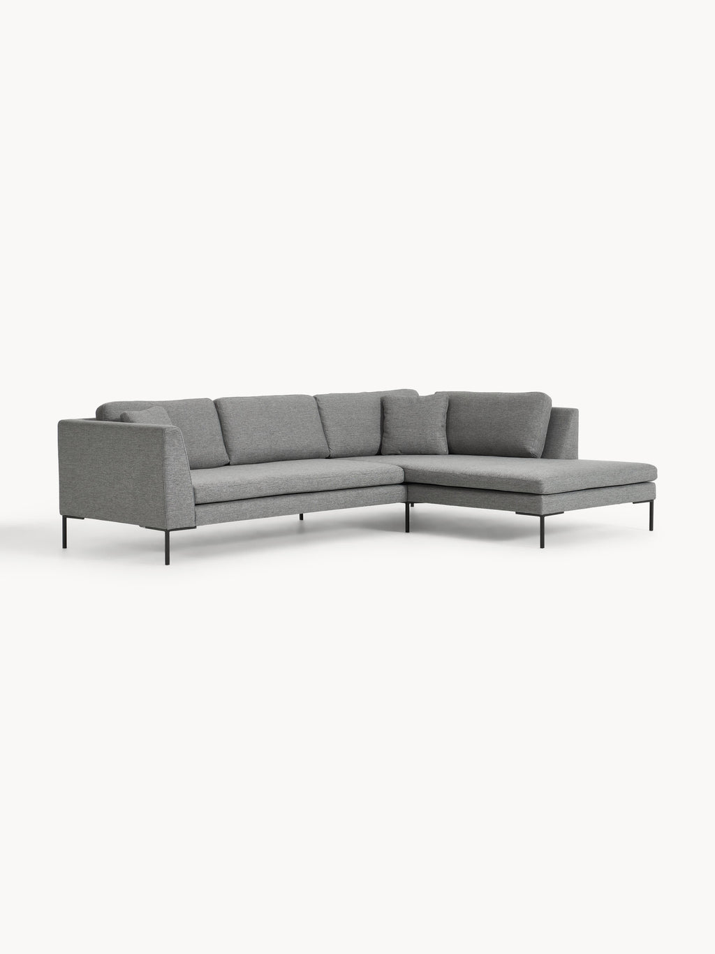 Ecksofa Emma mit Metall-Füßen