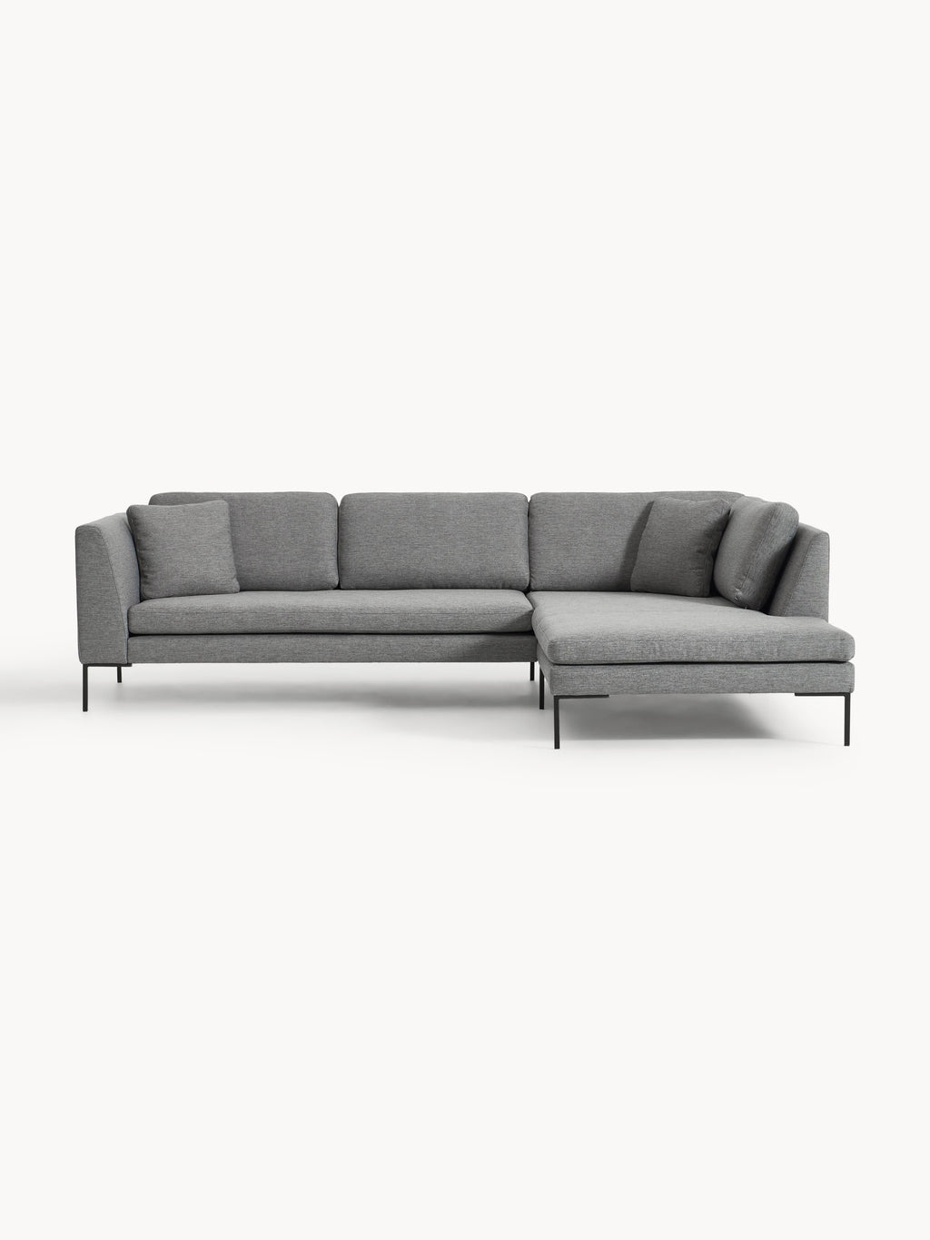 Galeriebild 1 - Ecksofa Emma mit Metall-Füßen