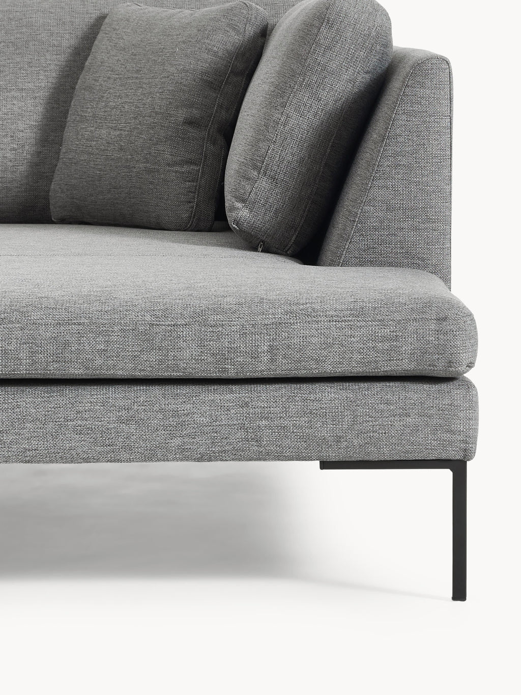 Ecksofa Emma mit Metall-Füßen