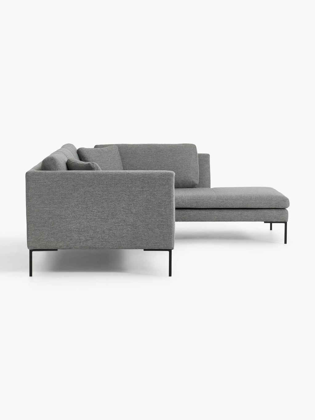 Ecksofa Emma mit Metall-Füßen