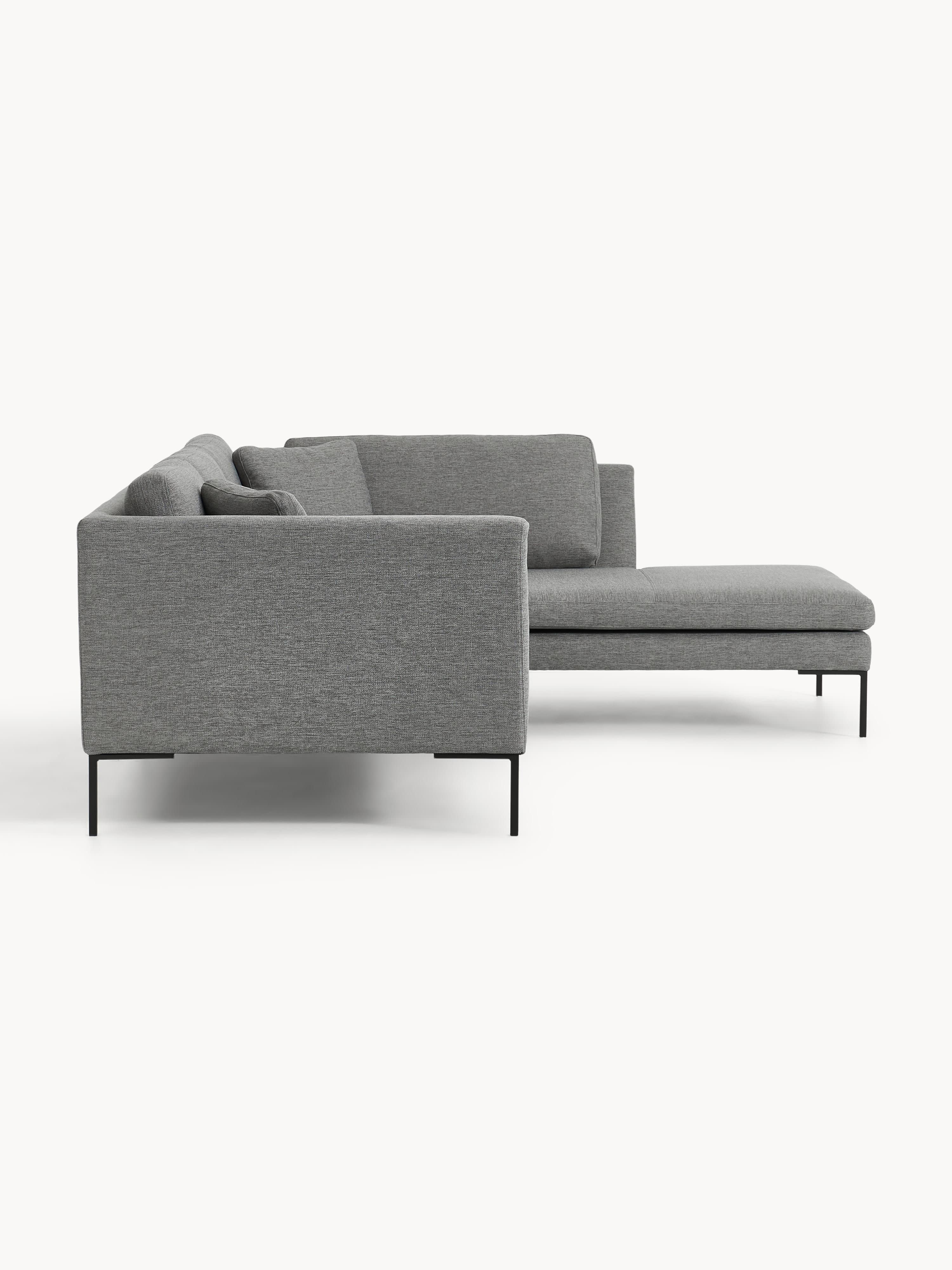 Ecksofa Emma mit Metall-Füßen