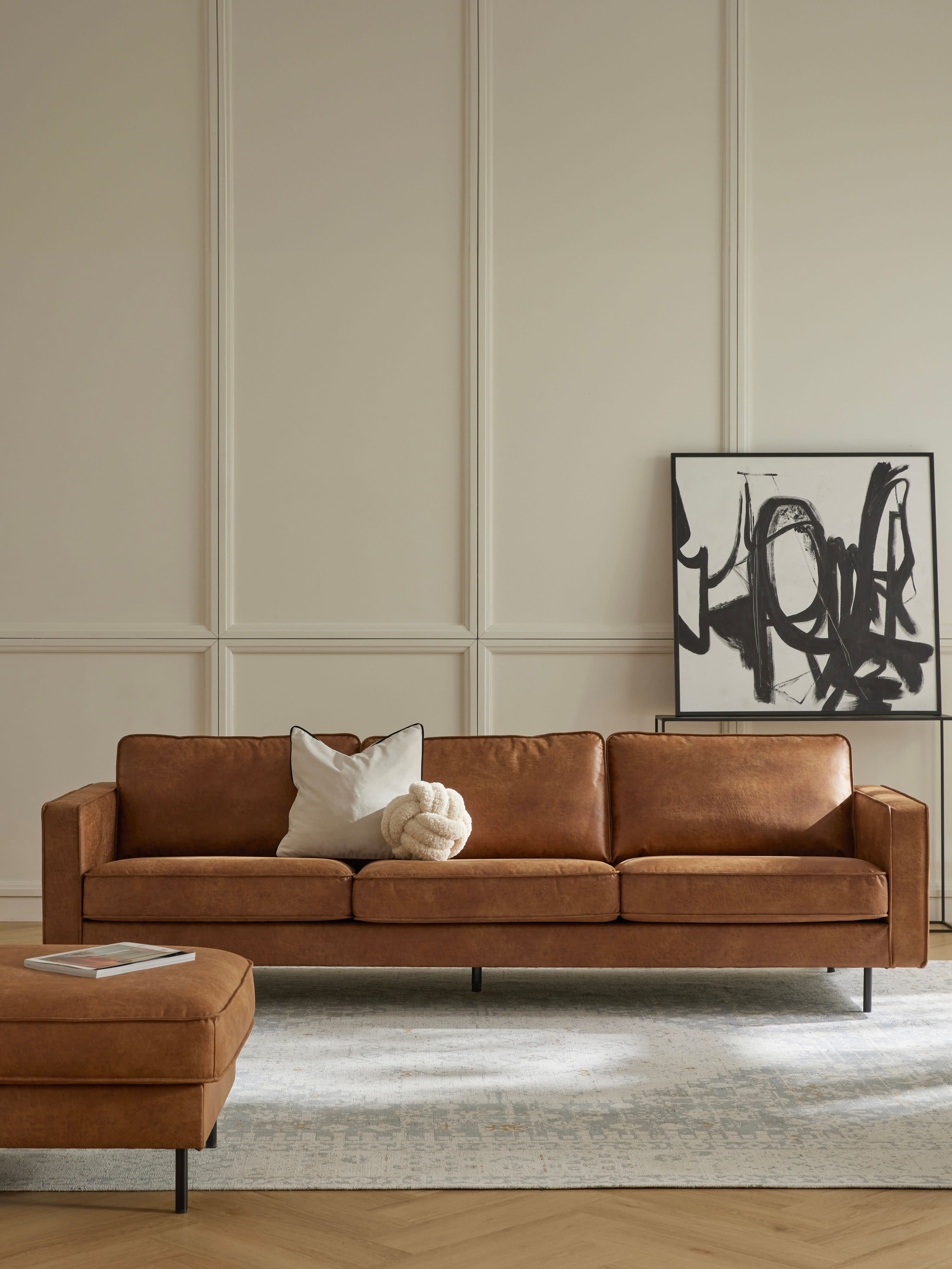 Leder-Sofa Hunter (3-Sitzer)