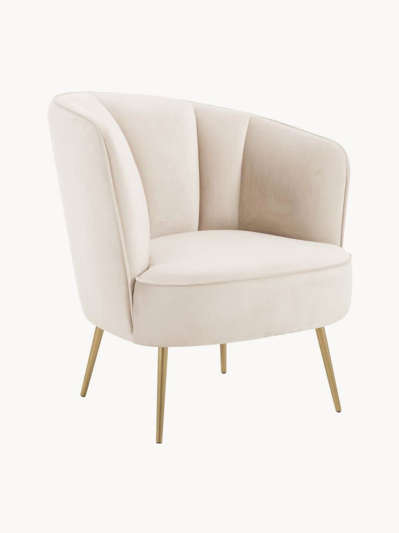 Galeriebild 1 - Samt-Cocktailsessel Louise