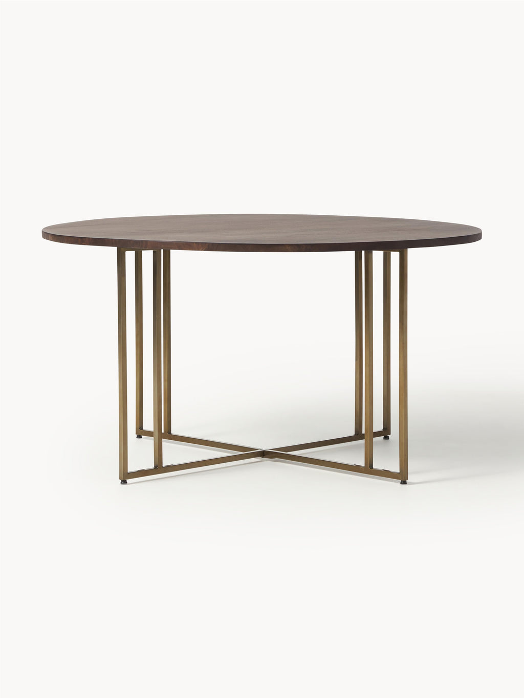Runder Esstisch Luca aus Mangoholz, in verschiedenen Größen