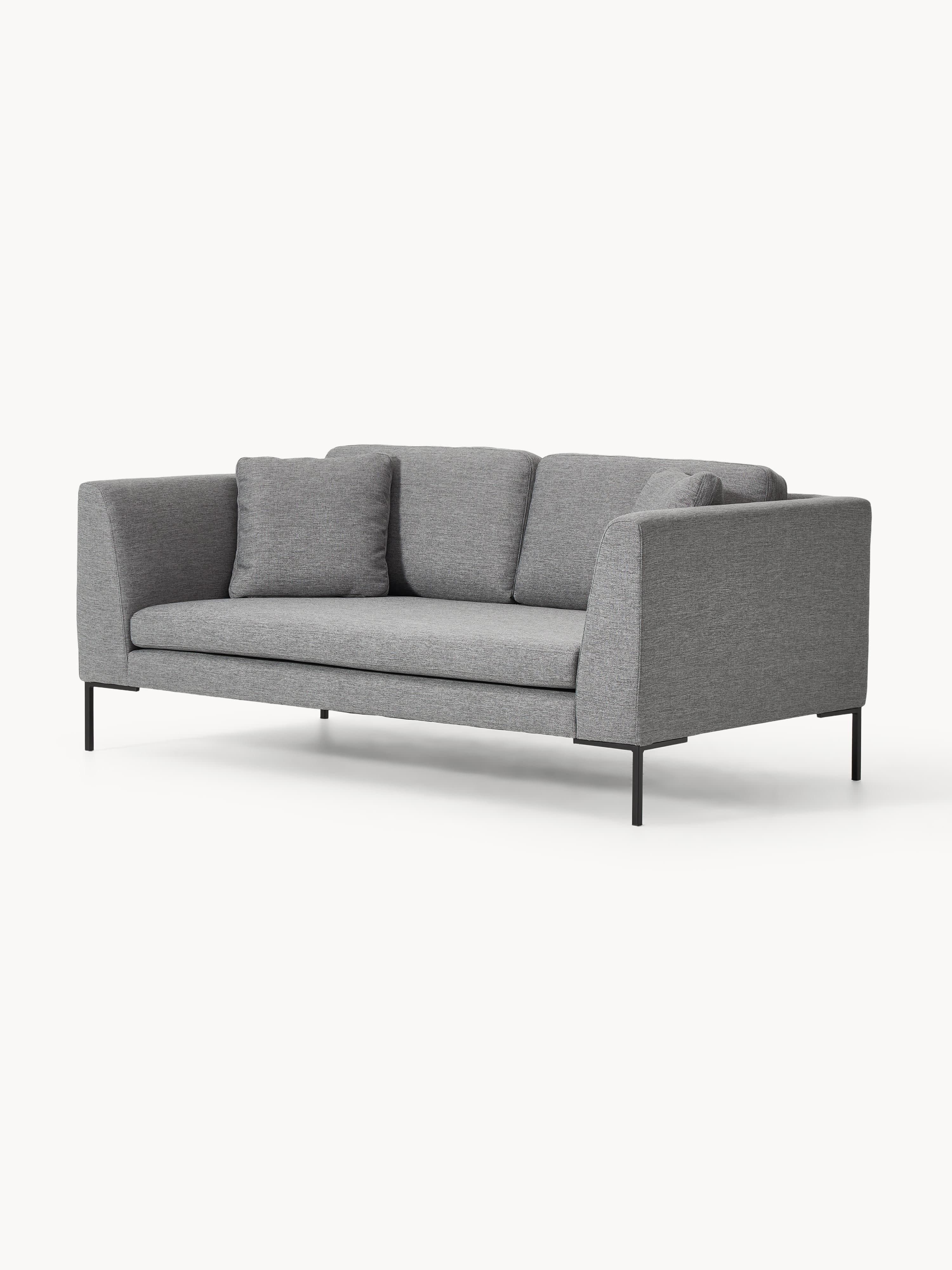 Sofa Emma (3-Sitzer) mit Metall-Füßen