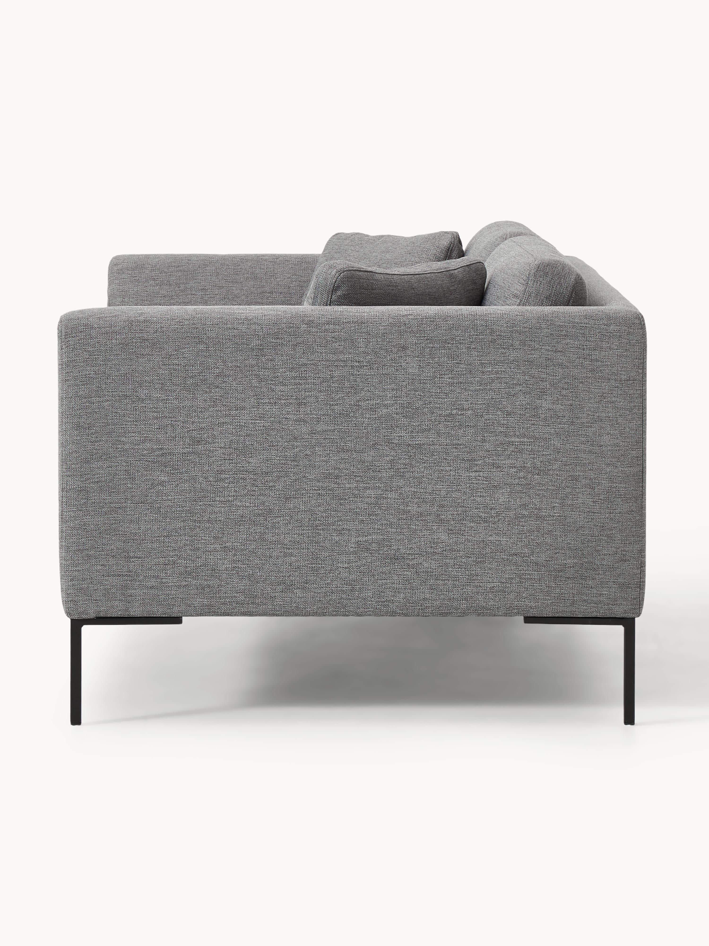 Sofa Emma (3-Sitzer) mit Metall-Füßen