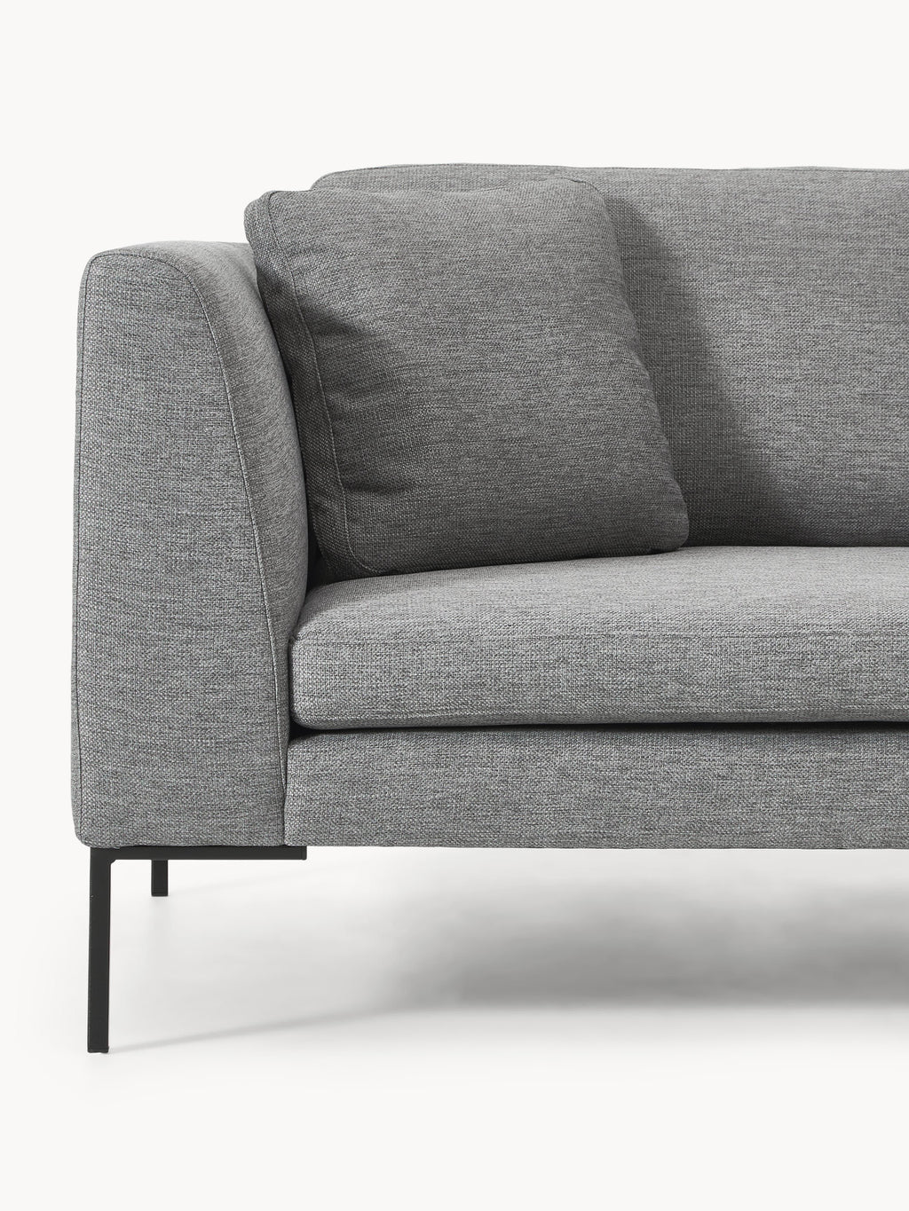 Sofa Emma (3-Sitzer) mit Metall-Füßen