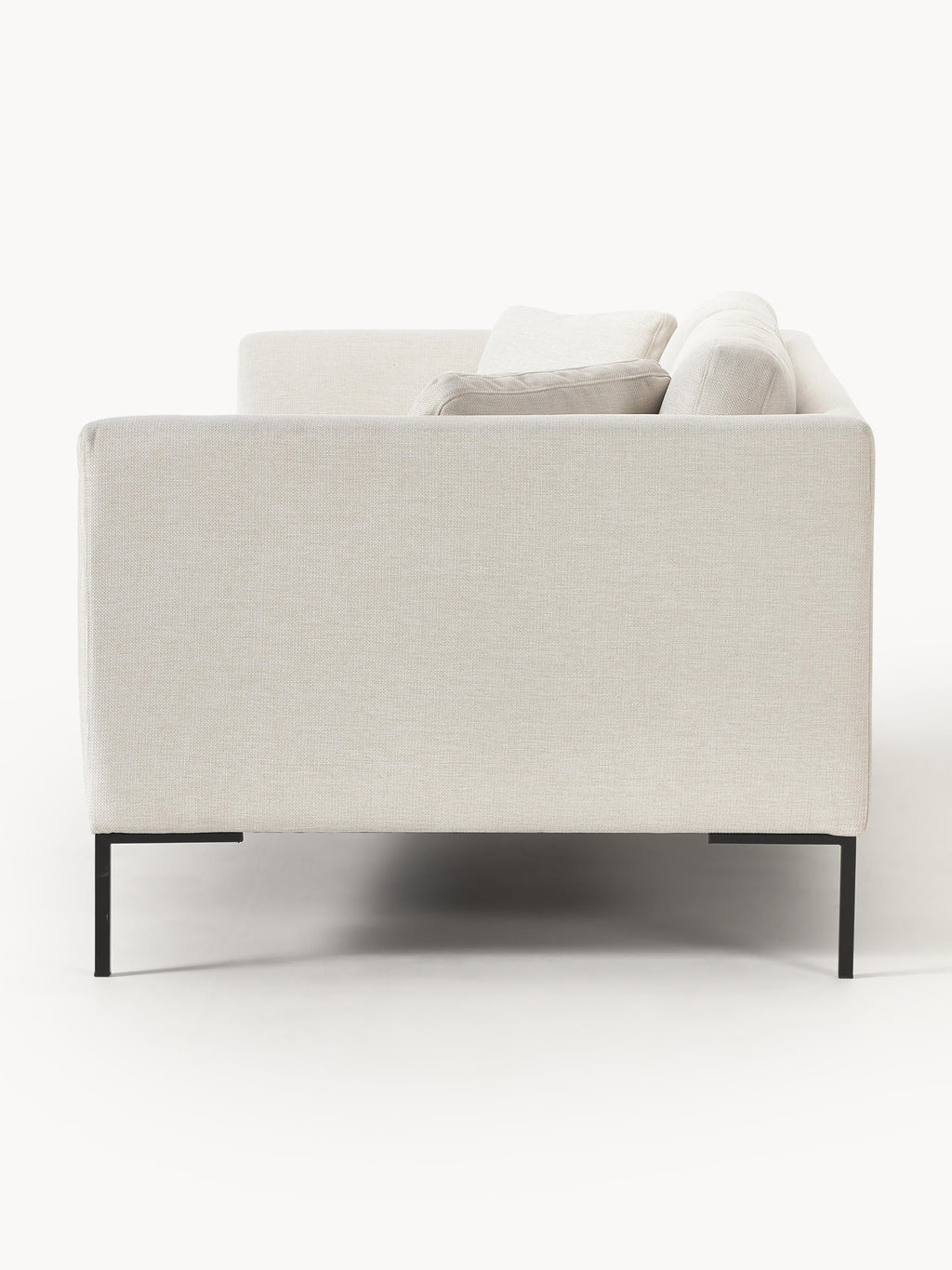 Sofa Emma (3-Sitzer) mit Metall-Füßen