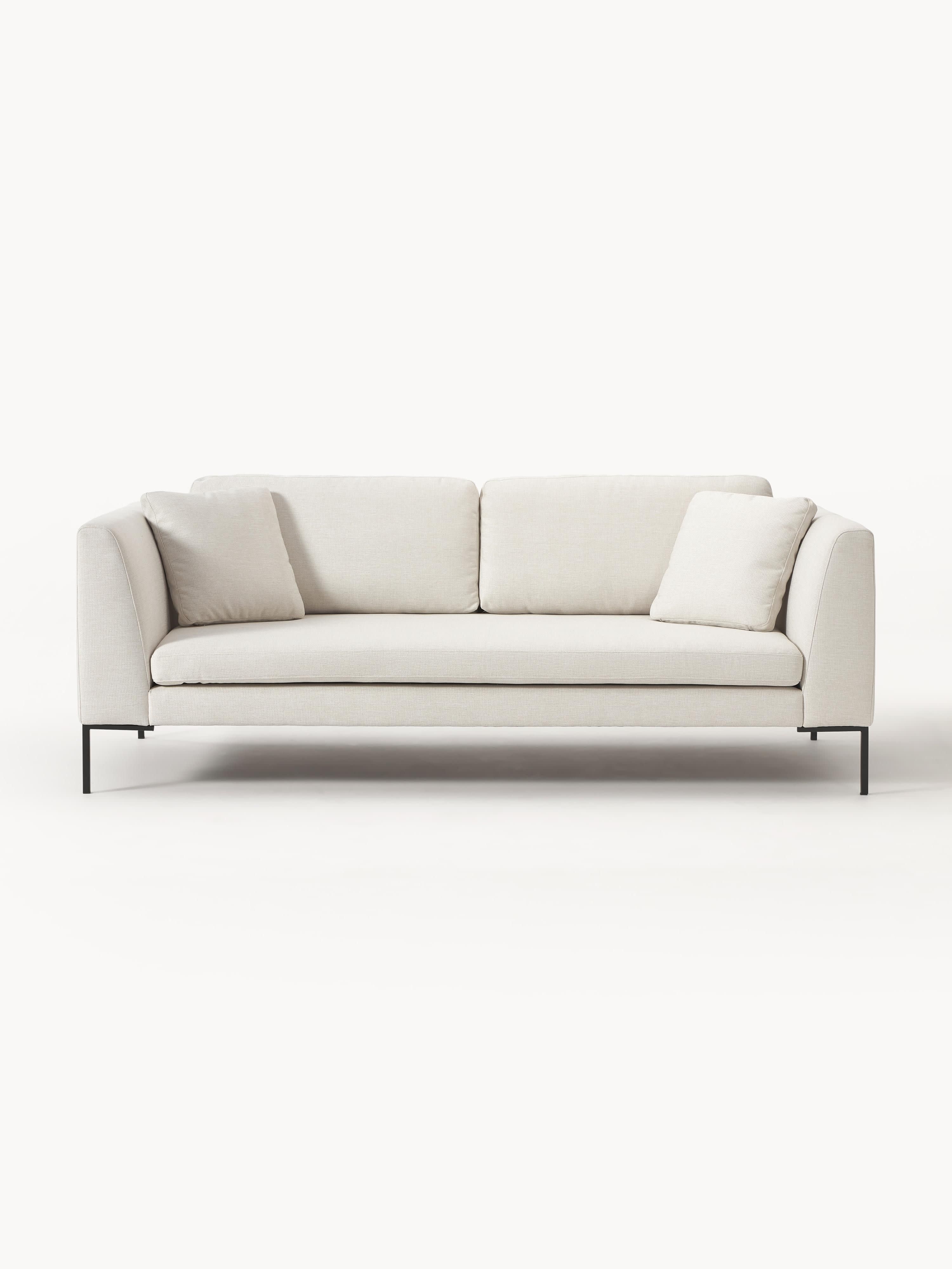 Galeriebild 1 - Sofa Emma (3-Sitzer) mit Metall-Füßen