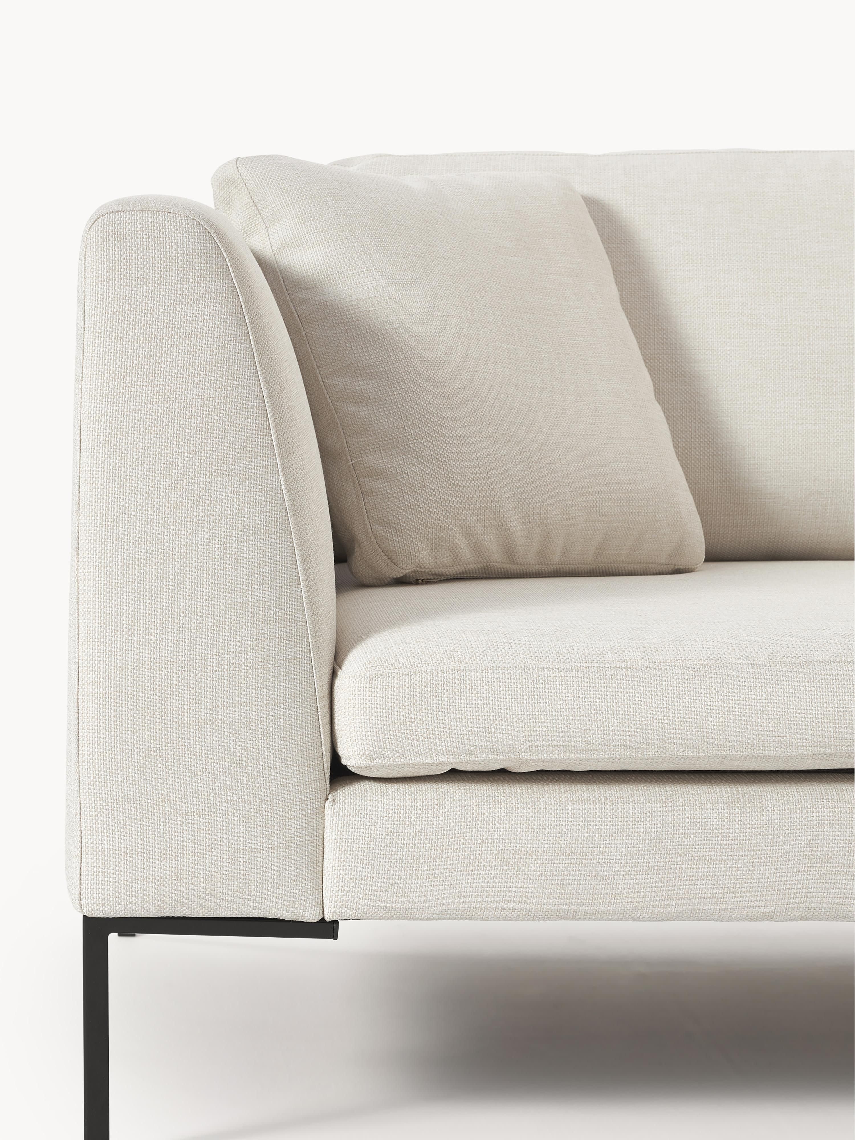 Sofa Emma (3-Sitzer) mit Metall-Füßen