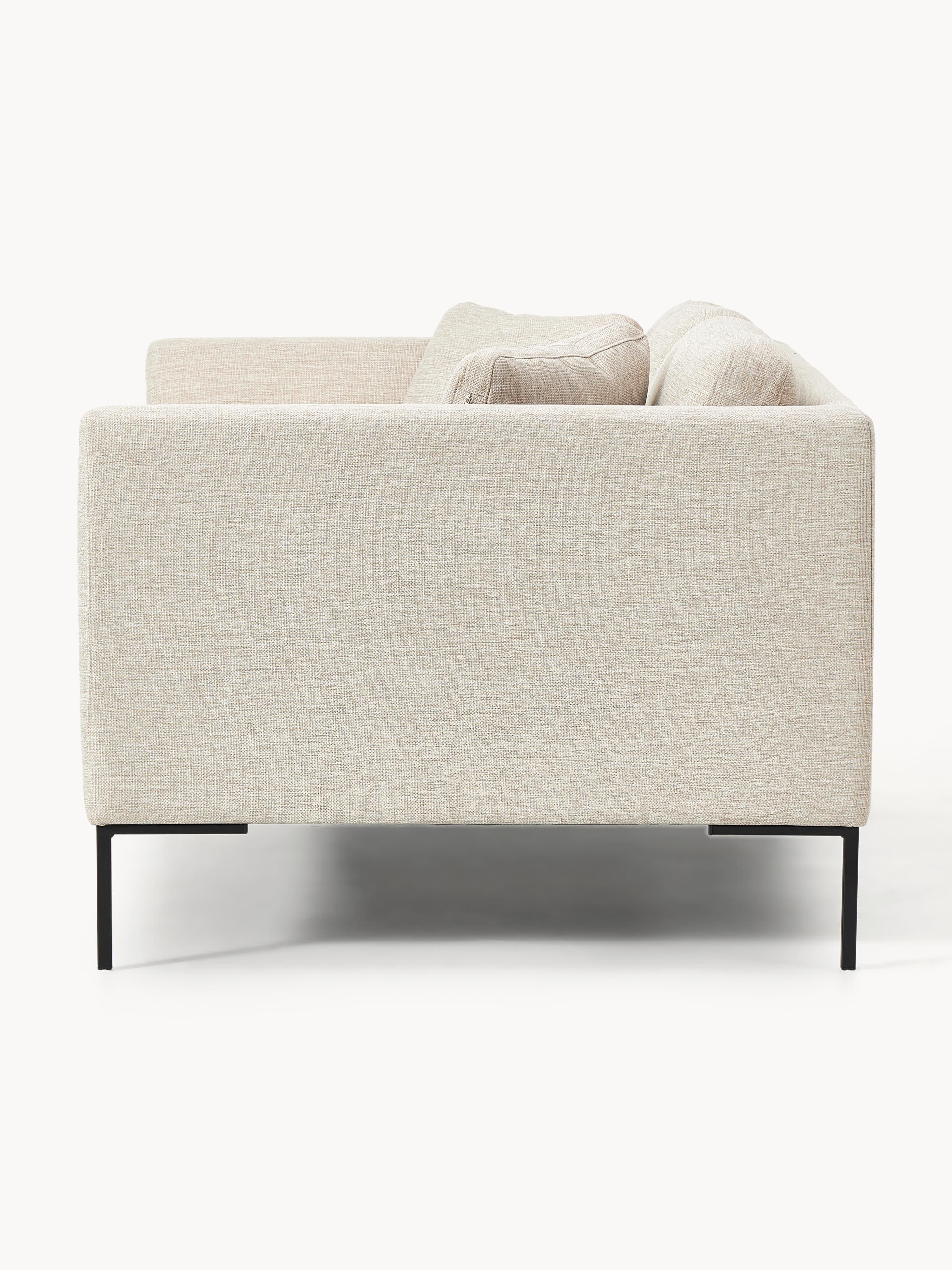 Sofa Emma (3-Sitzer) mit Metall-Füßen