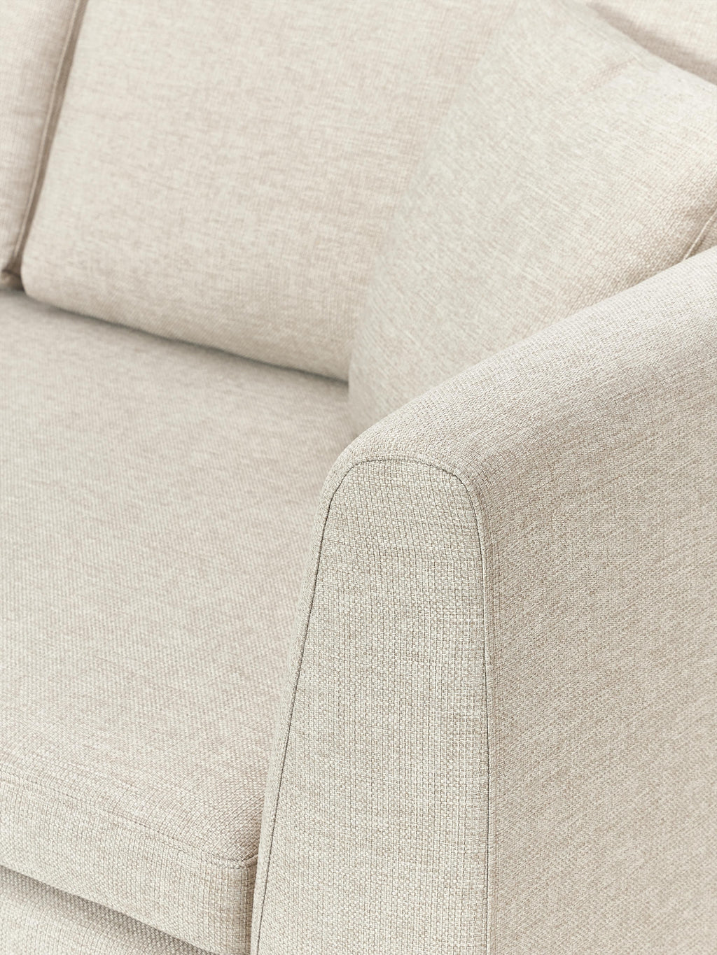 Sofa Emma (3-Sitzer) mit Metall-Füßen