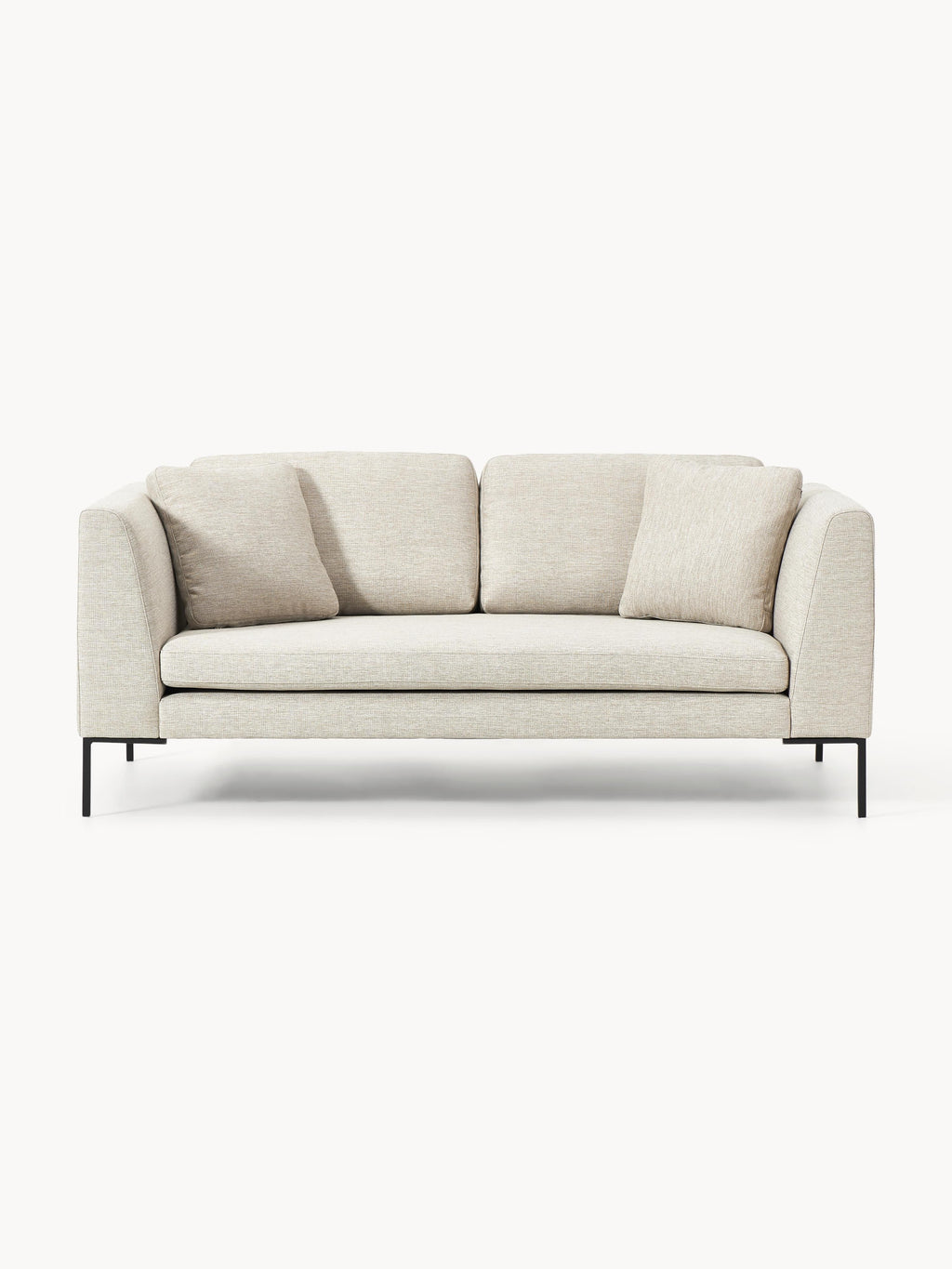 Galeriebild 1 - Sofa Emma (3-Sitzer) mit Metall-Füßen
