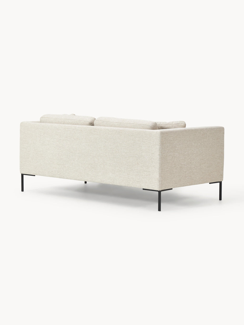 Sofa Emma (3-Sitzer) mit Metall-Füßen