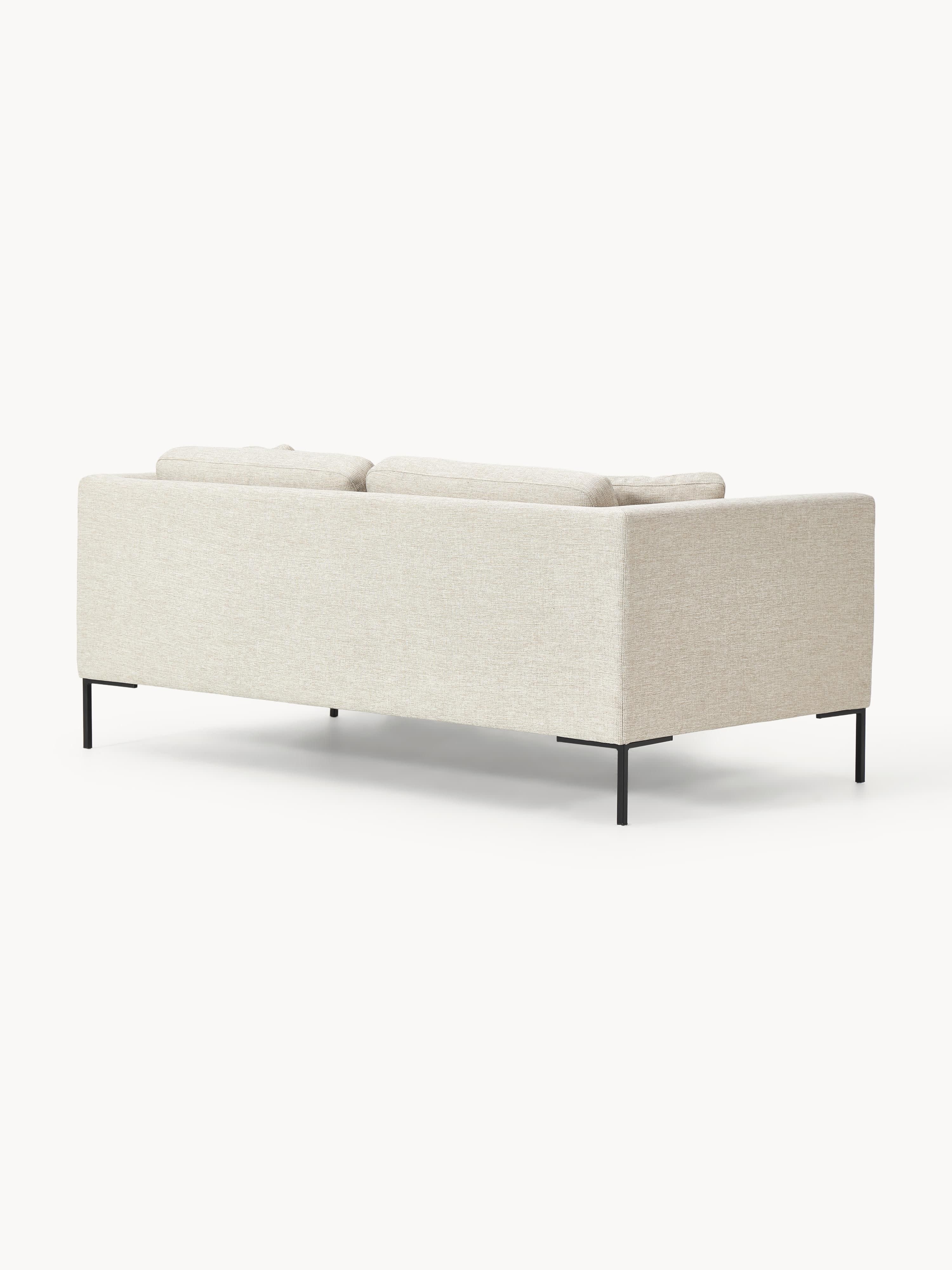 Sofa Emma (3-Sitzer) mit Metall-Füßen