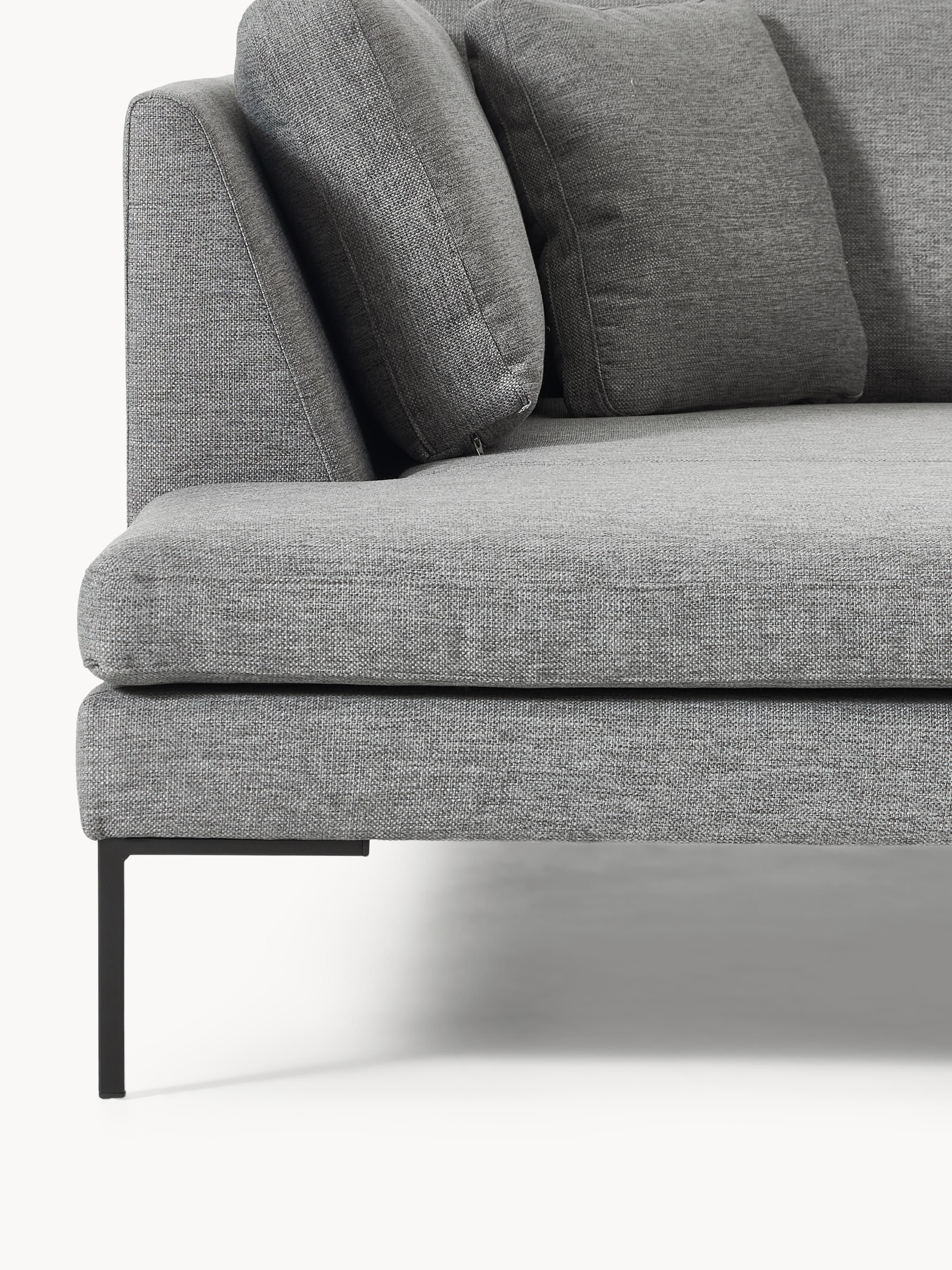 Sofa Emma (3-Sitzer) mit Metall-Füßen