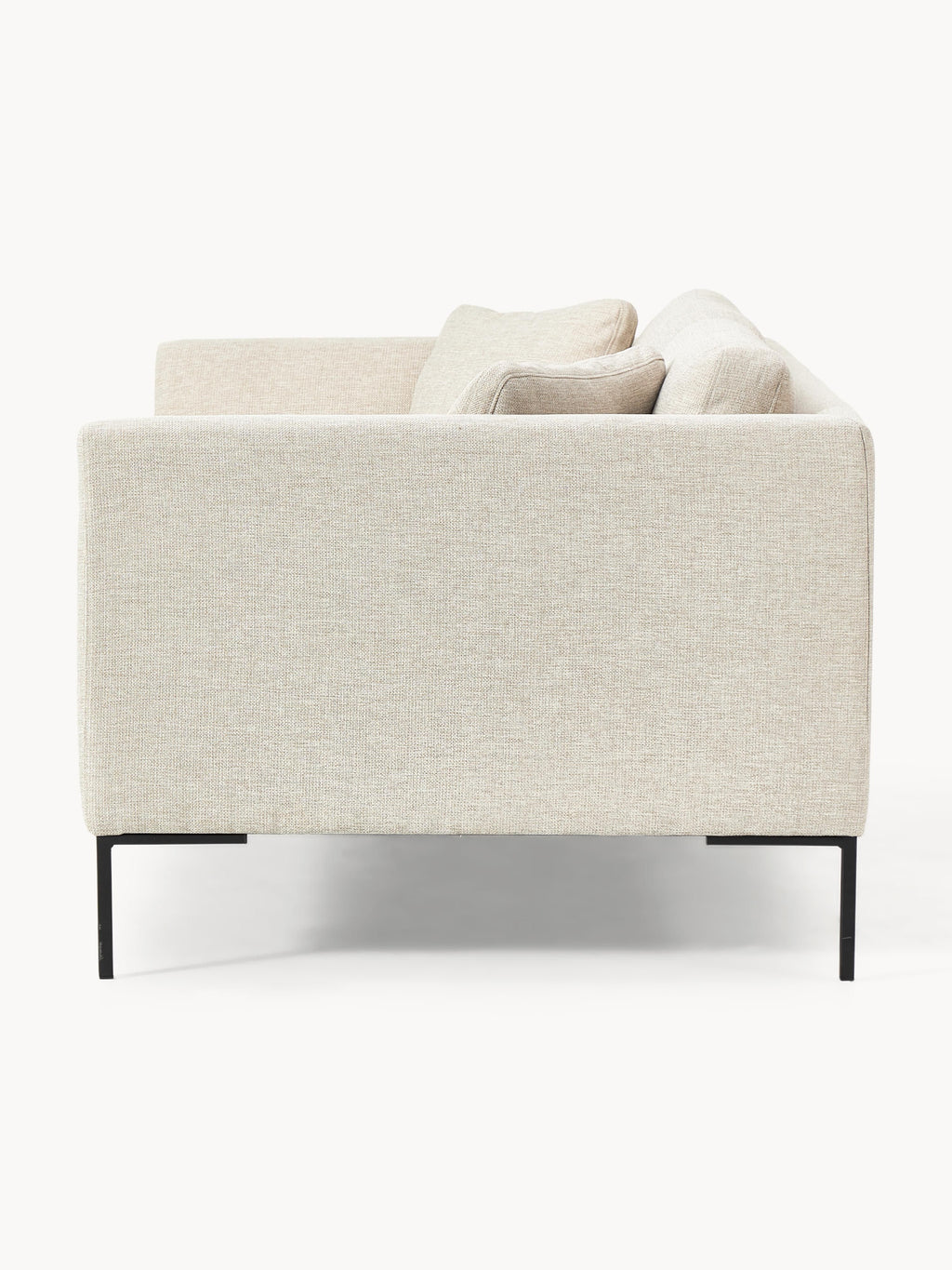 Sofa Emma (3-Sitzer) mit Metall-Füßen