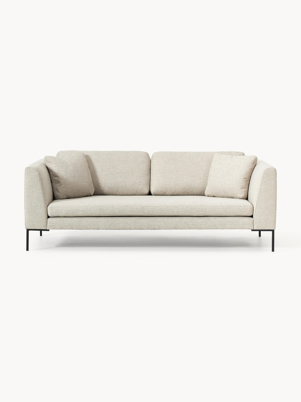 Galeriebild 1 - Sofa Emma (3-Sitzer) mit Metall-Füßen