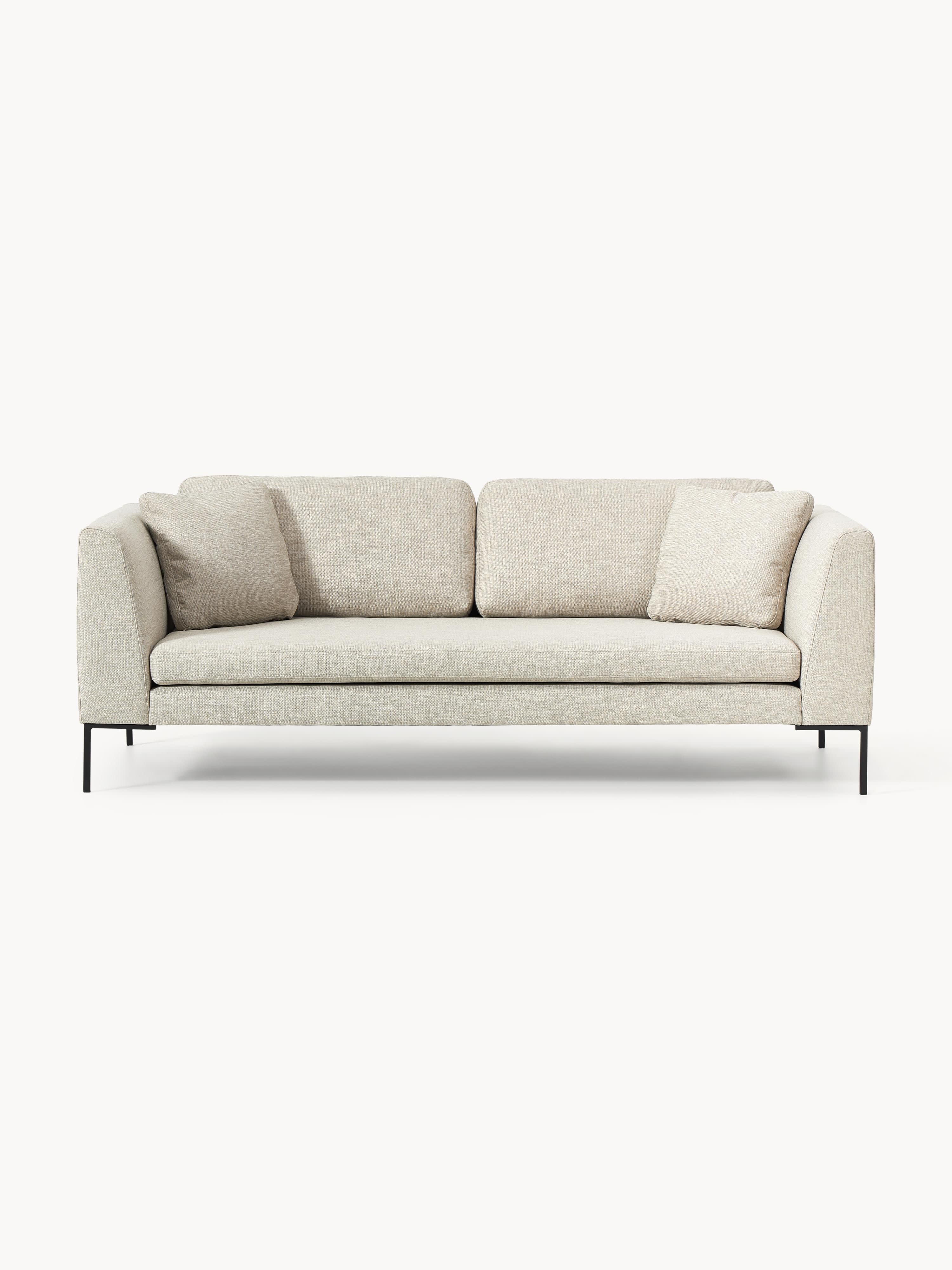 Galeriebild 1 - Sofa Emma (3-Sitzer) mit Metall-Füßen
