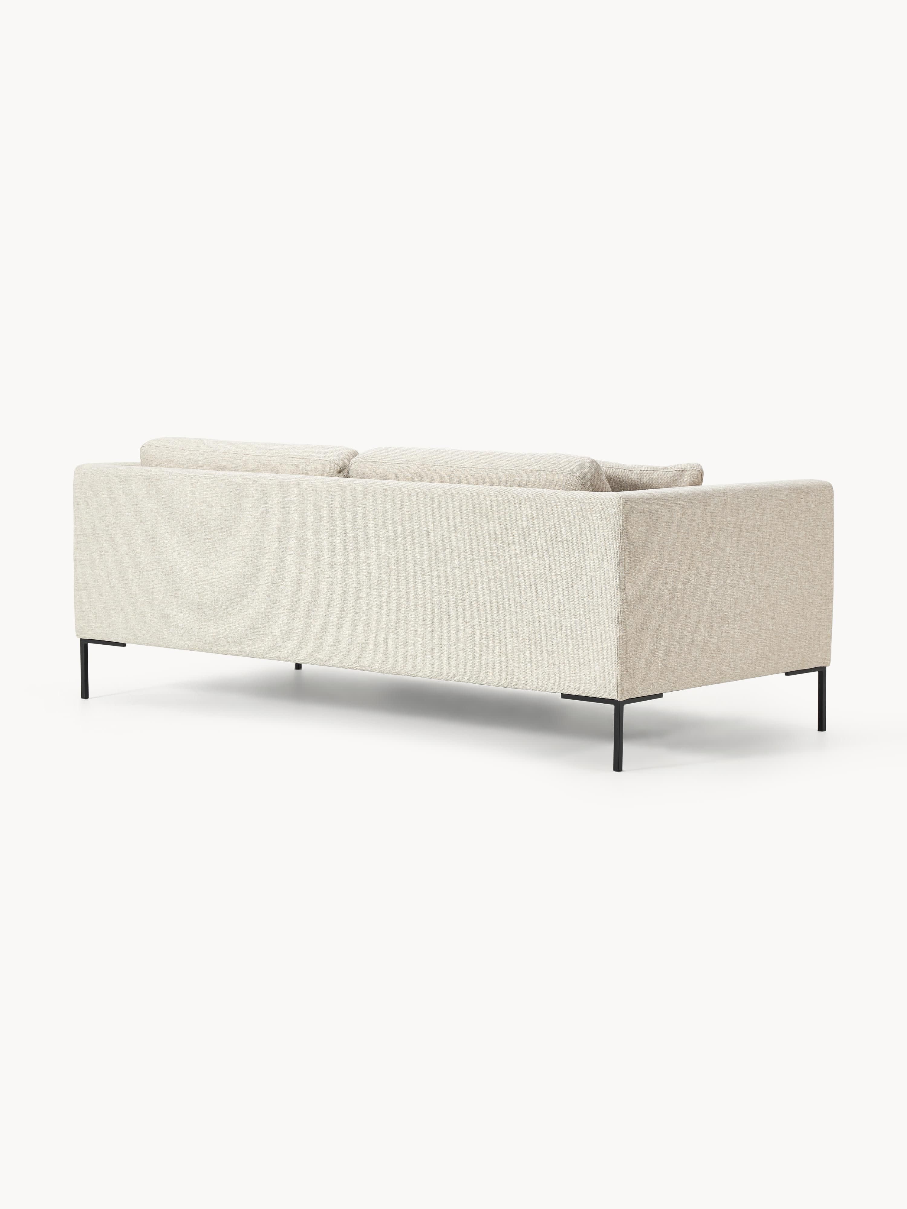 Sofa Emma (3-Sitzer) mit Metall-Füßen