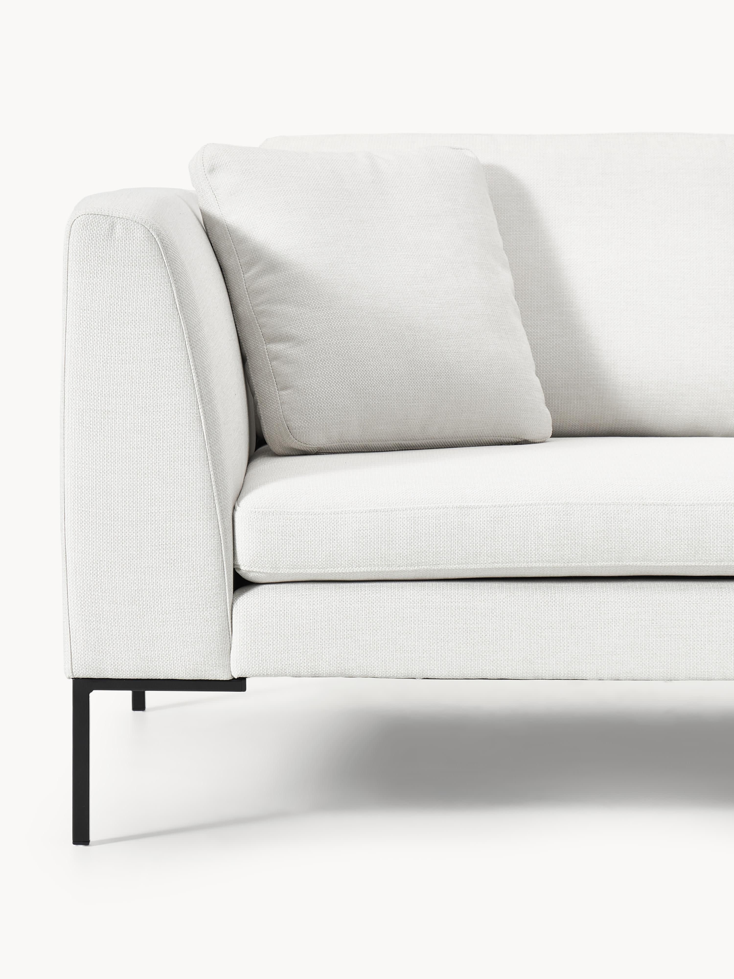 Sofa Emma (3-Sitzer) mit Metall-Füßen