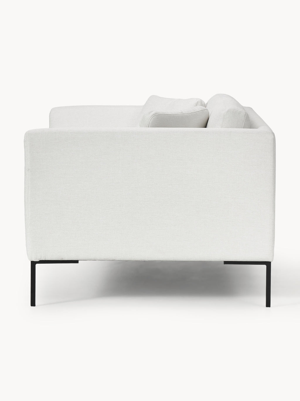 Sofa Emma (3-Sitzer) mit Metall-Füßen