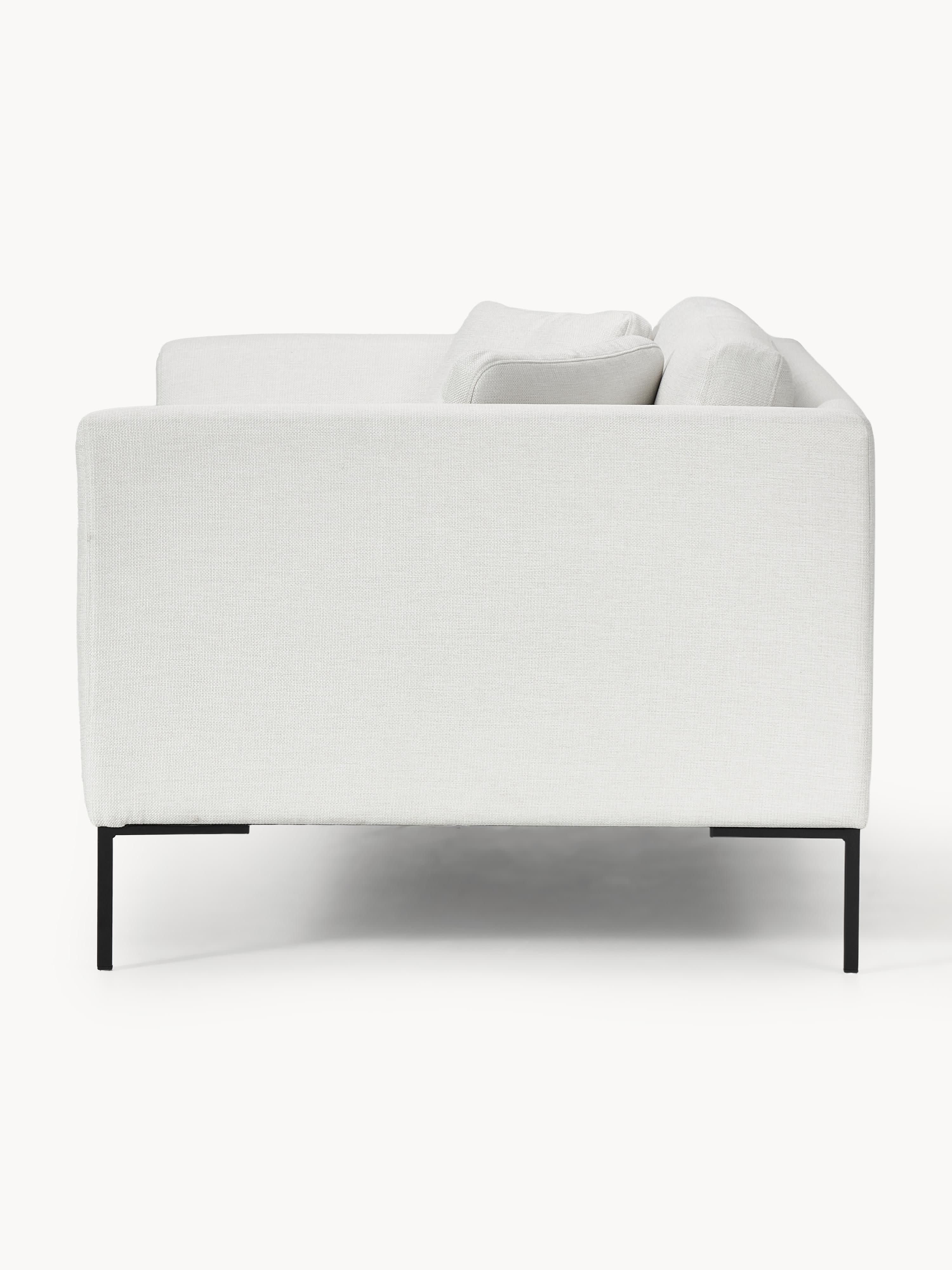 Sofa Emma (3-Sitzer) mit Metall-Füßen