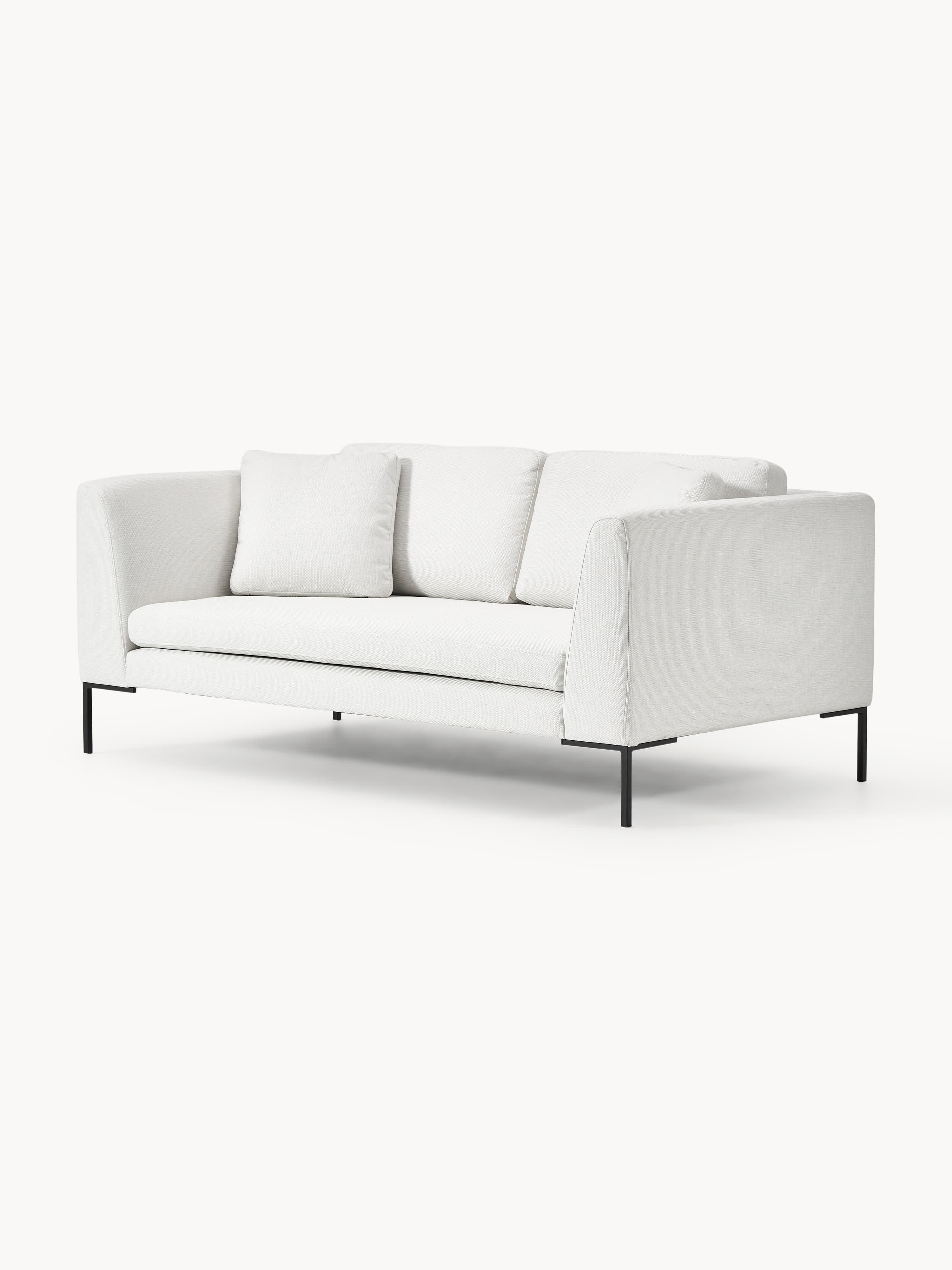 Sofa Emma (3-Sitzer) mit Metall-Füßen