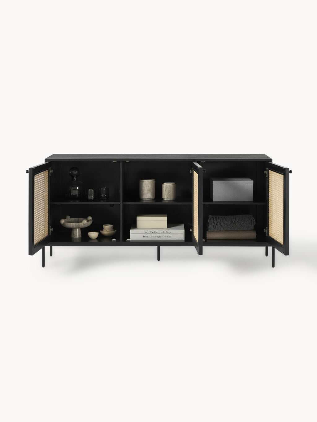Sideboard Vienna mit Wiener Geflecht