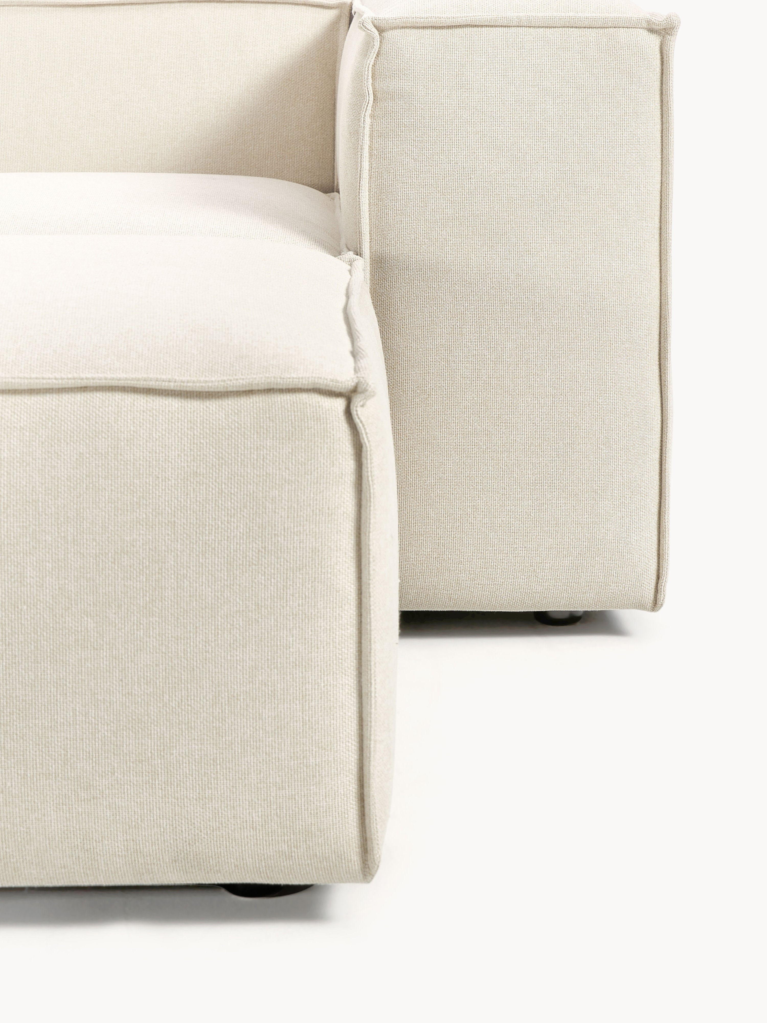 Modulares Sofa Lennon (4-Sitzer) mit Hocker (links/rechts)
