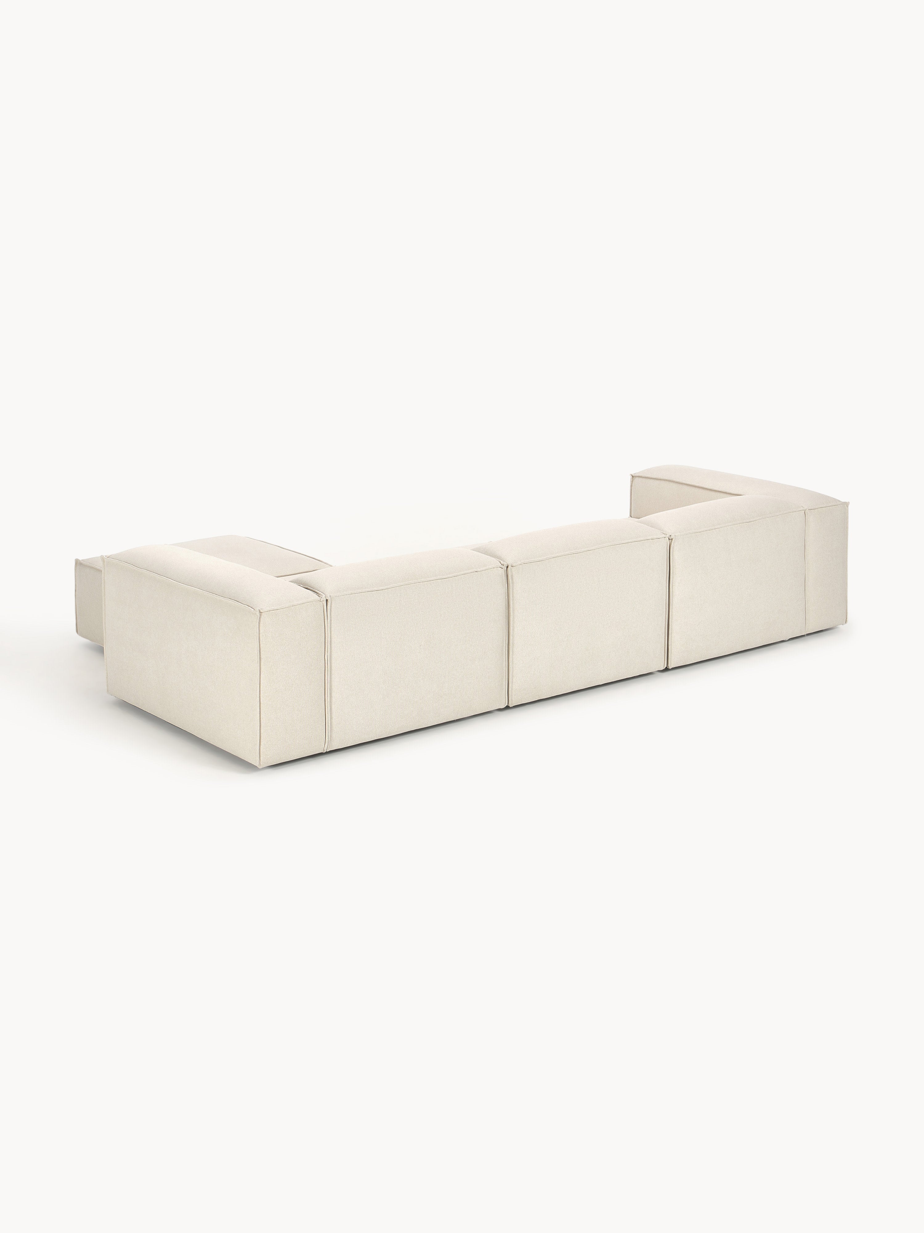 Modulares Sofa Lennon (4-Sitzer) mit Hocker (links/rechts)