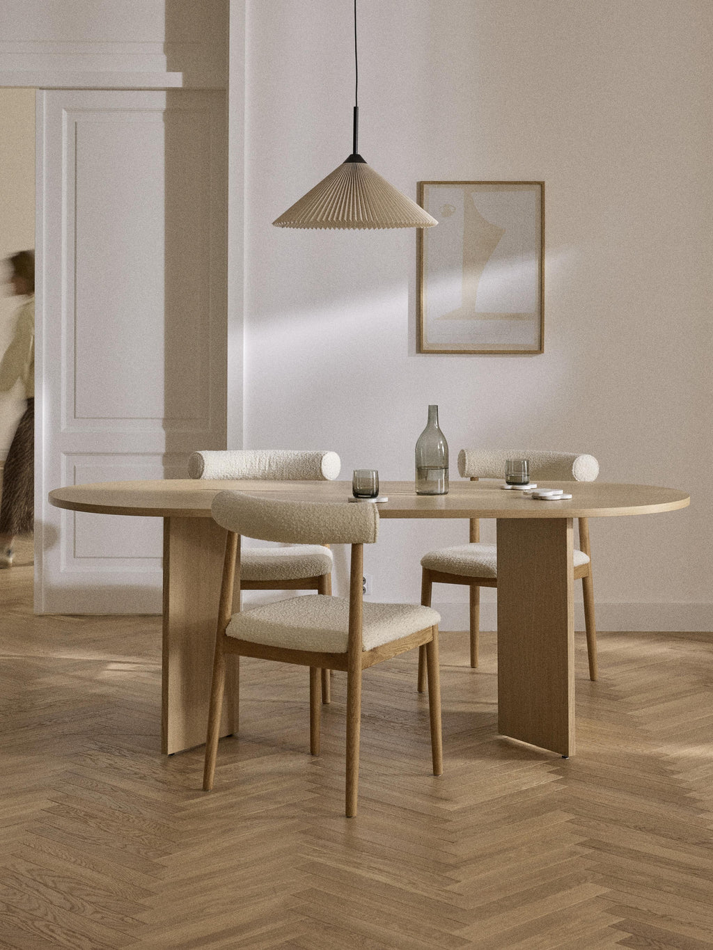 Ovaler Holz-Esstisch Toni, in verschiedenen Größen