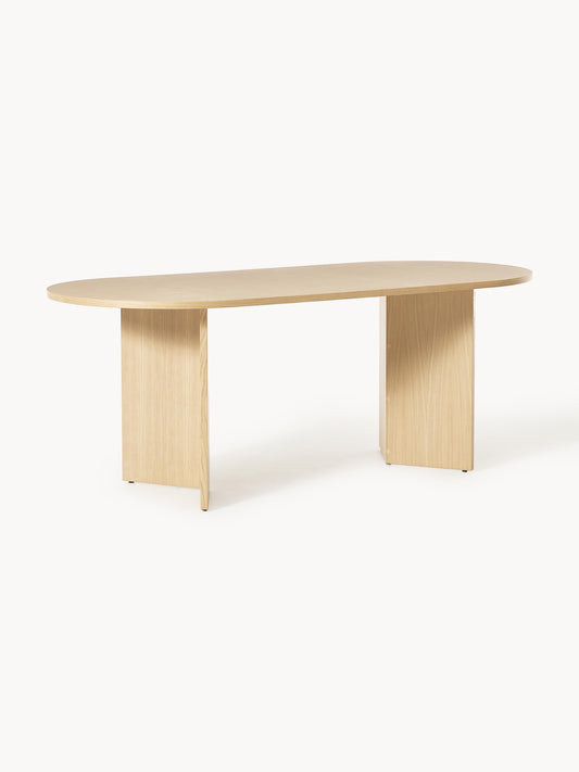 Galeriebild 1 - Ovaler Holz-Esstisch Toni