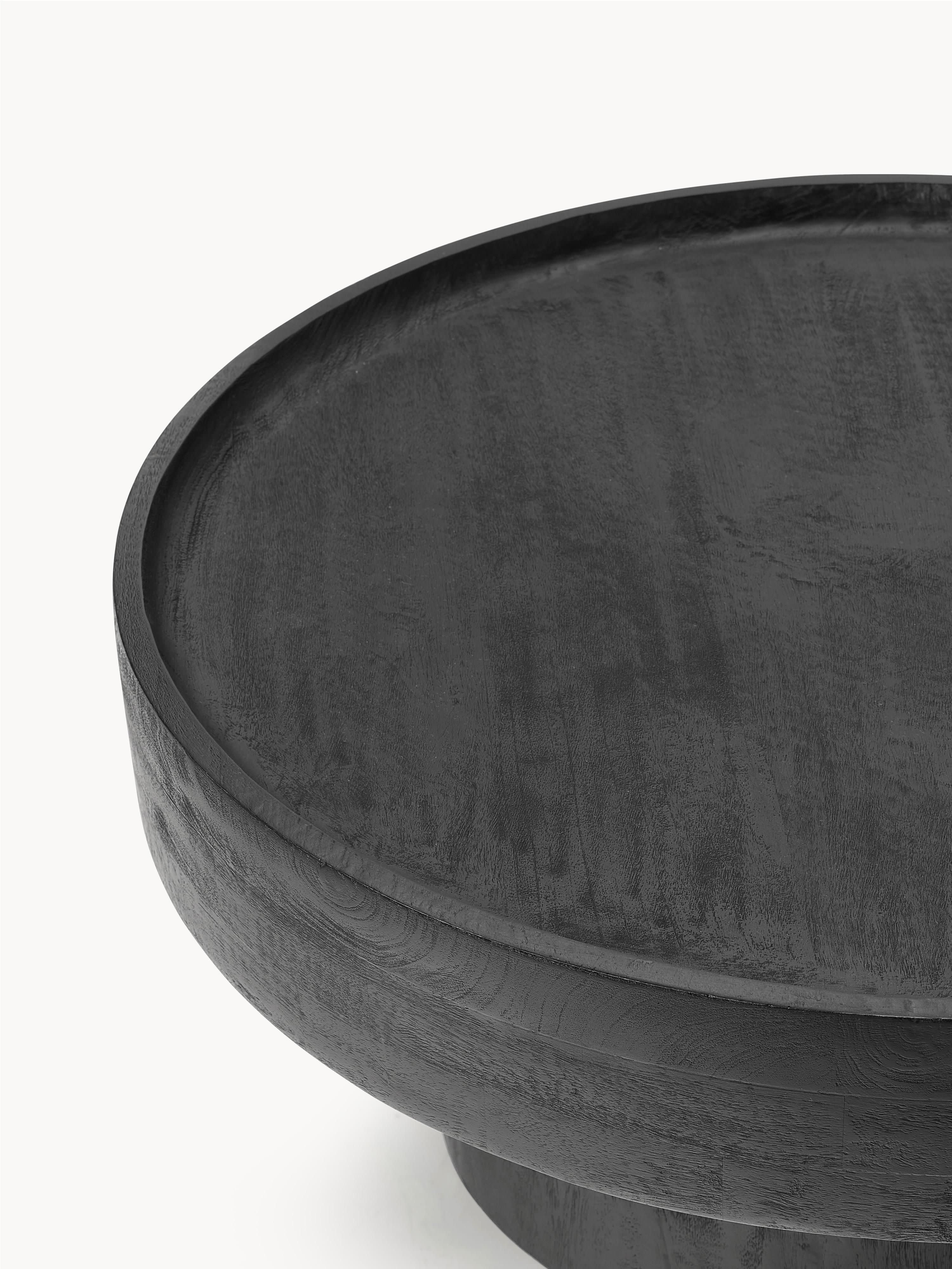 Runder Couchtisch Benno aus Mangoholz
