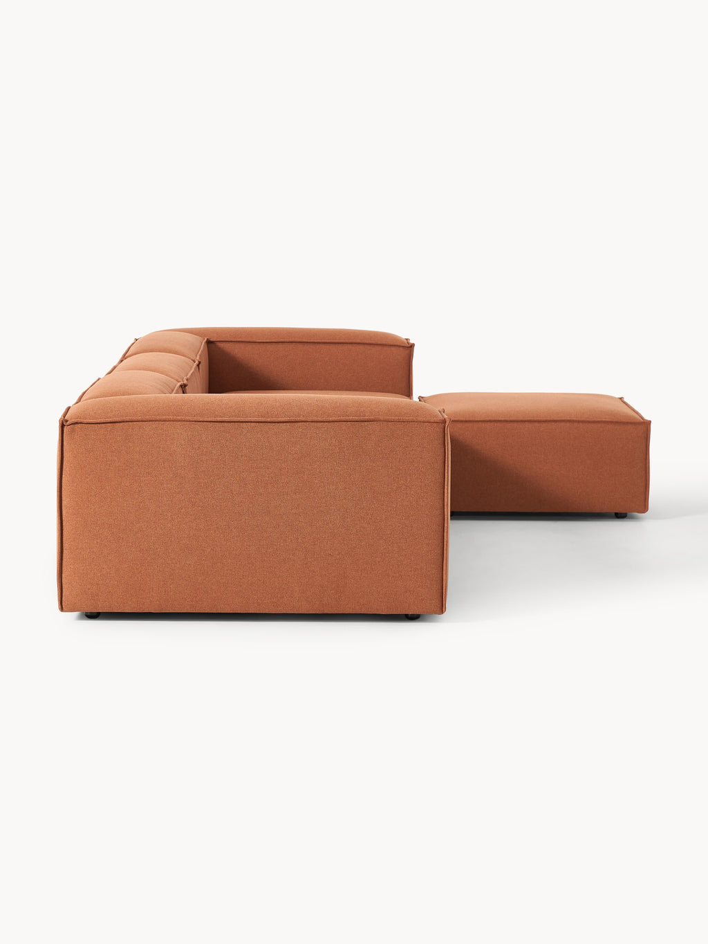 Modulares Sofa Lennon (4-Sitzer) mit Hocker (links/rechts)