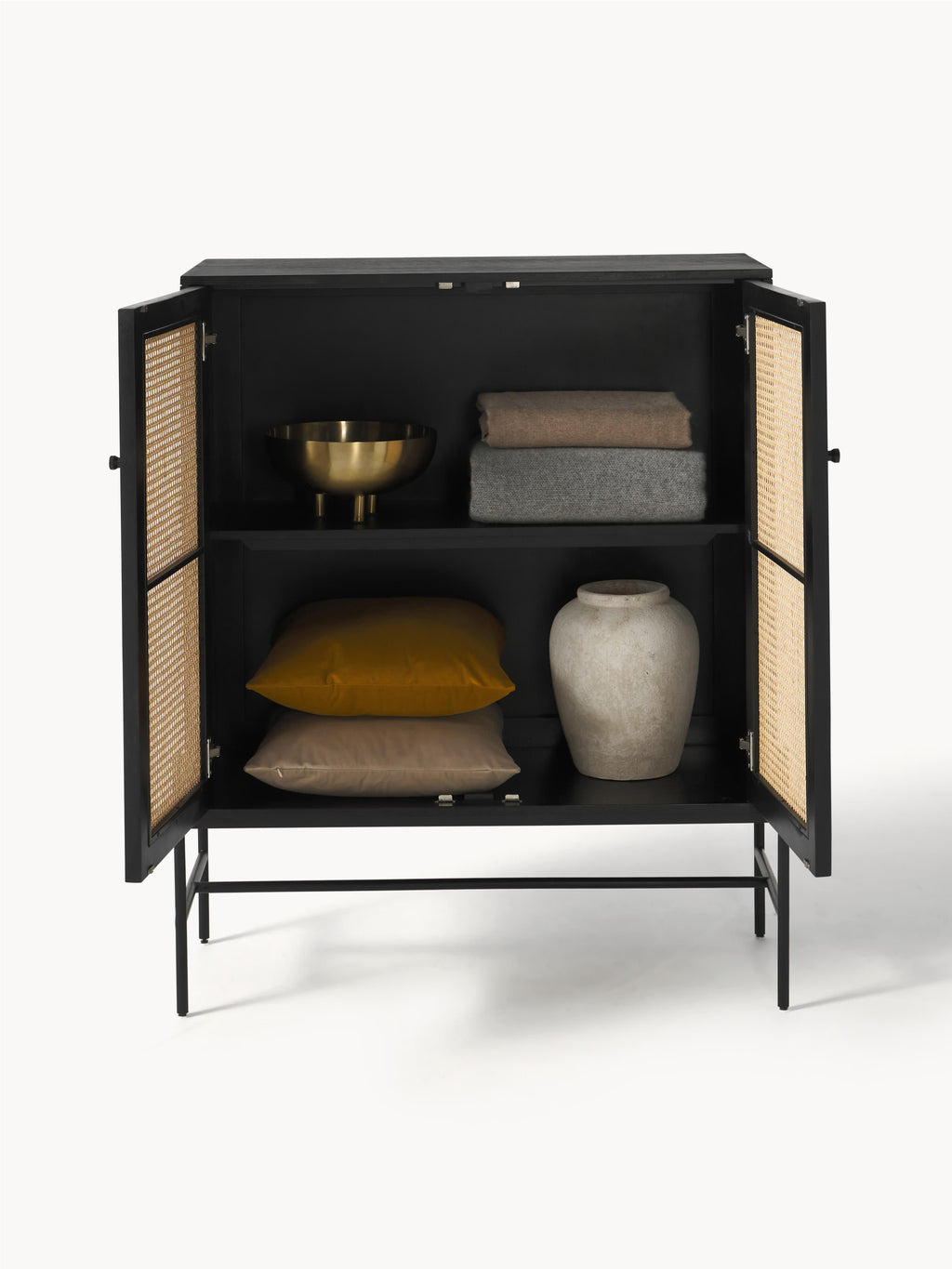 Highboard Vienna mit Wiener Geflecht