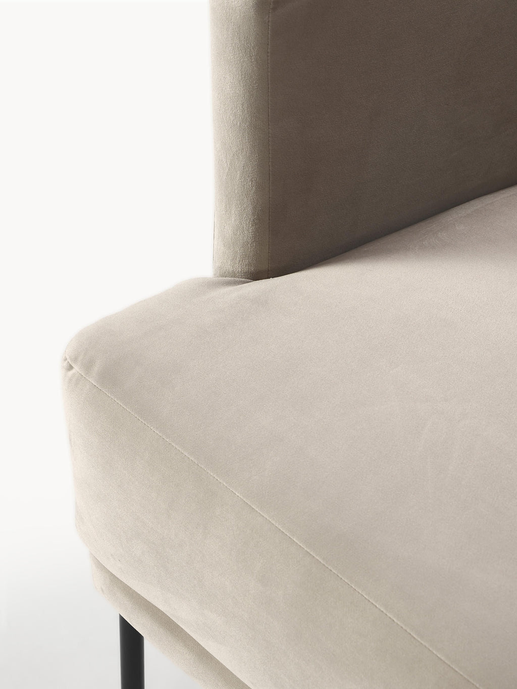Samt-Sessel Fluente
