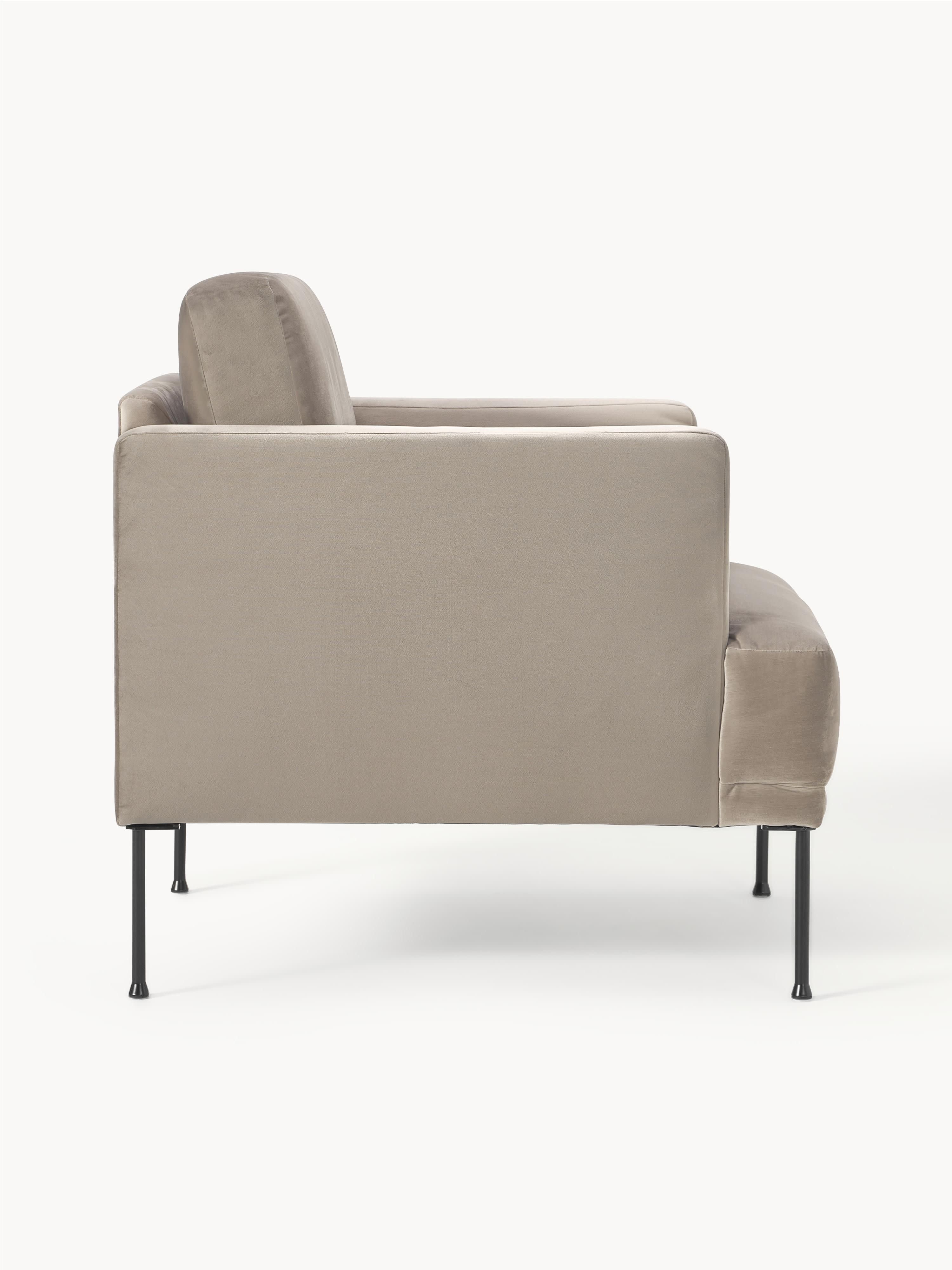 Samt-Sessel Fluente