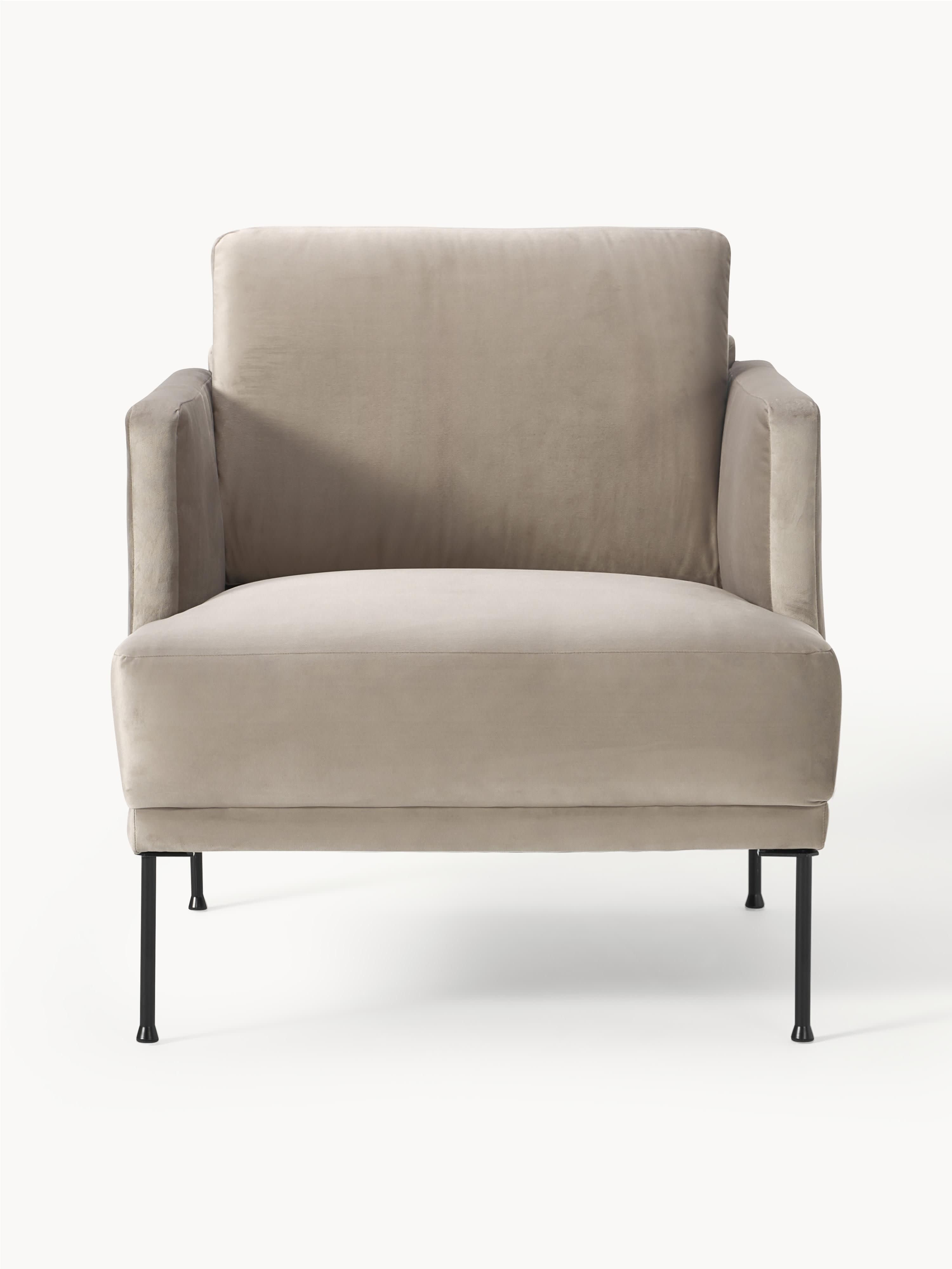 Samt-Sessel Fluente