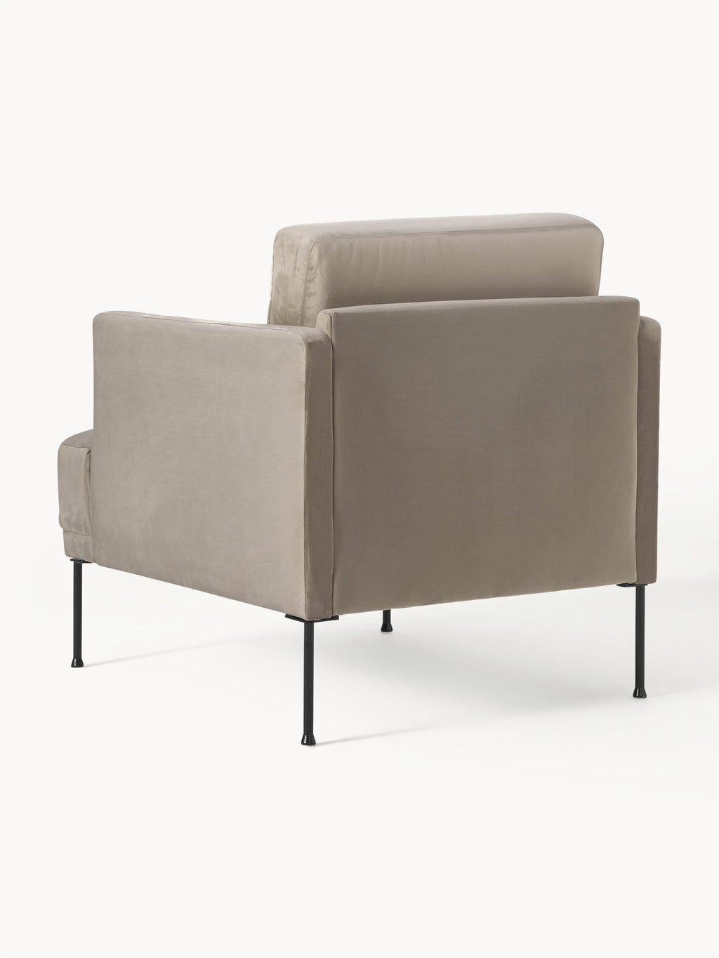 Samt-Sessel Fluente
