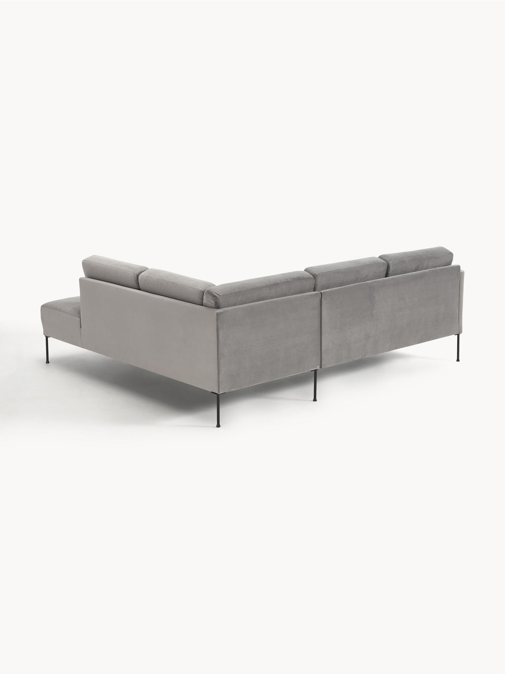 Samt-Ecksofa Fluente